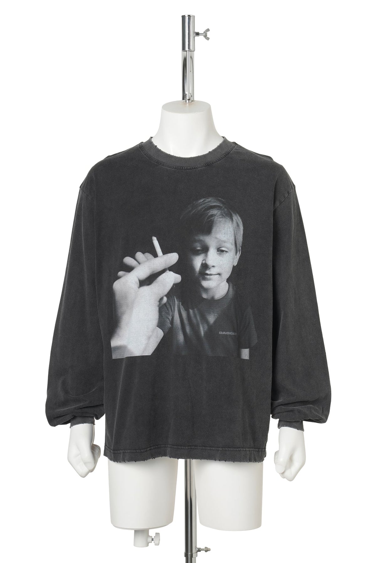 SMOKING LS / WASHED BLACK