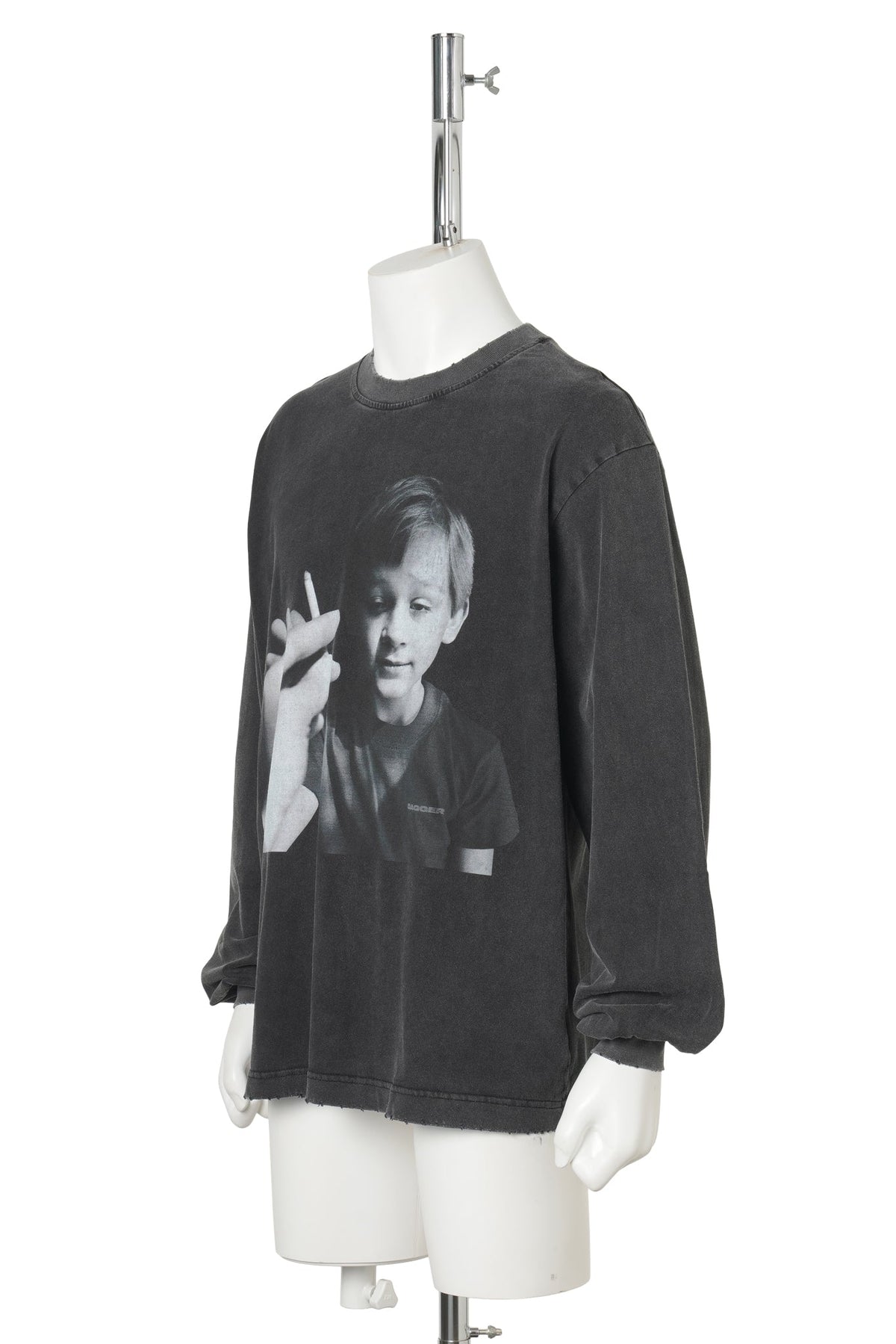 SMOKING LS / WASHED BLACK