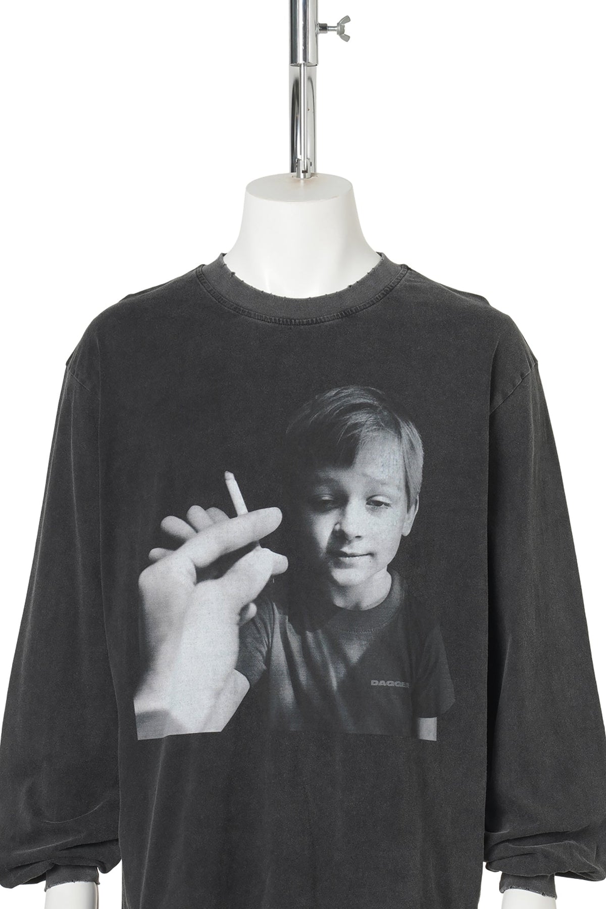 SMOKING LS / WASHED BLACK