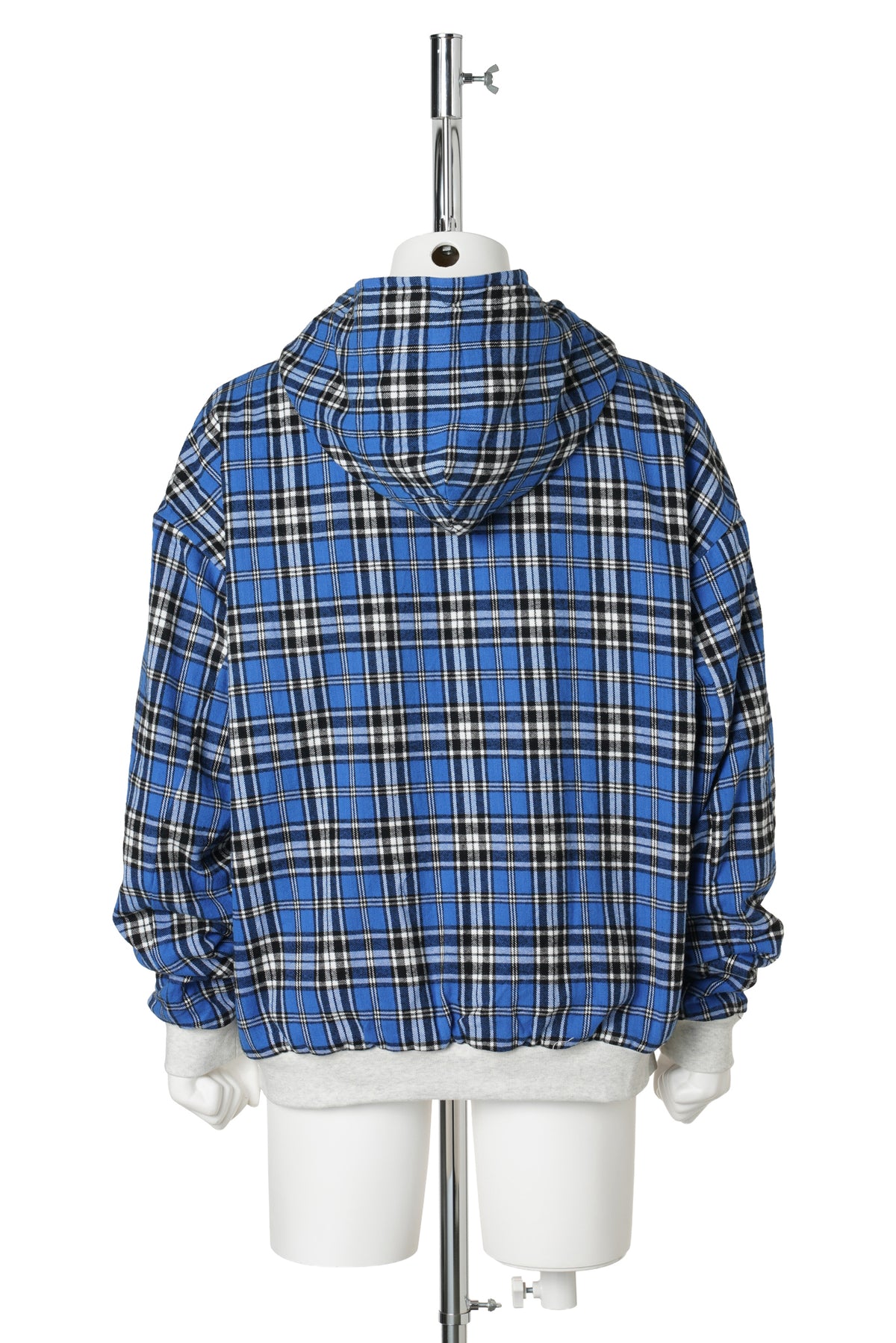 REVERSIBLE COLLEGE ZIP H / HEATHER GREY/BLUE