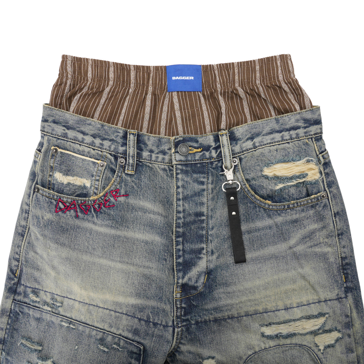 LOGO BOXER SHORT 3 PACK / BROWN/PINK/RED