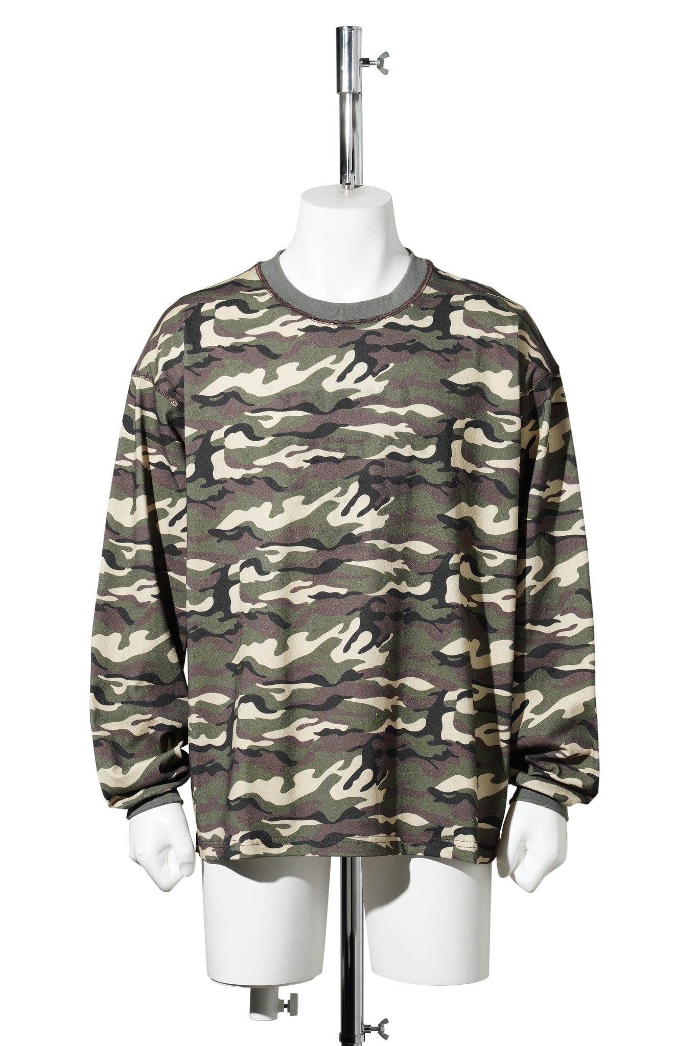 INSIDE OUT LS / WASHED CAMO