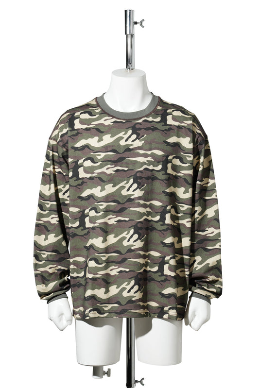 INSIDE OUT LS / WASHED CAMO