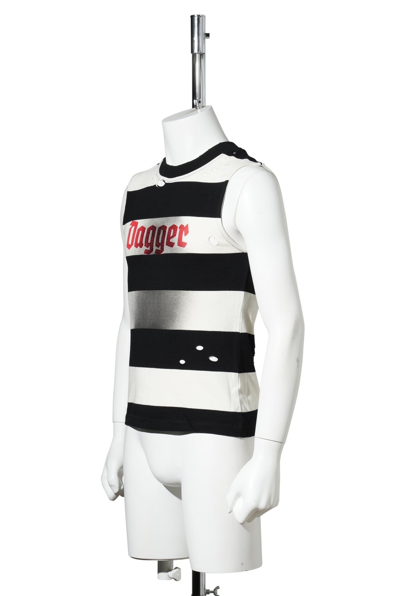 DEAN VEST / BLK & WHT