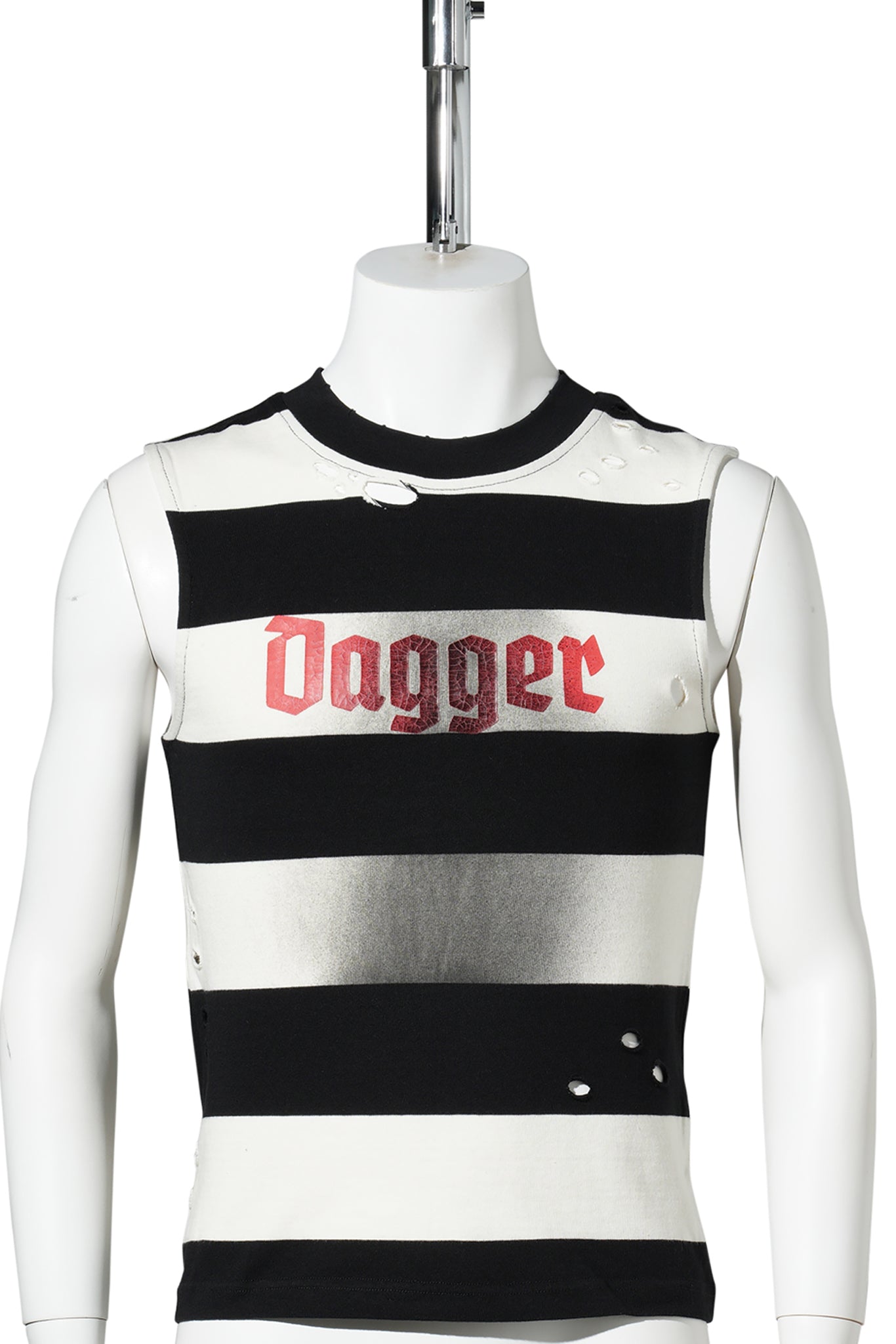 DEAN VEST / BLK & WHT