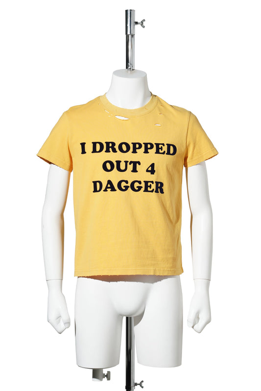 DROP OUT SHRUNK TS / VINTAGE YLW