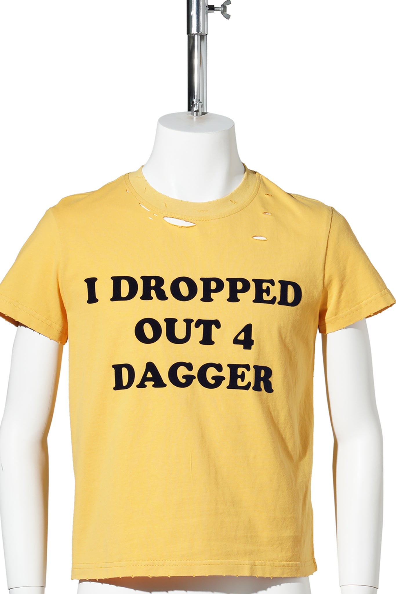 DROP OUT SHRUNK TS / VINTAGE YLW