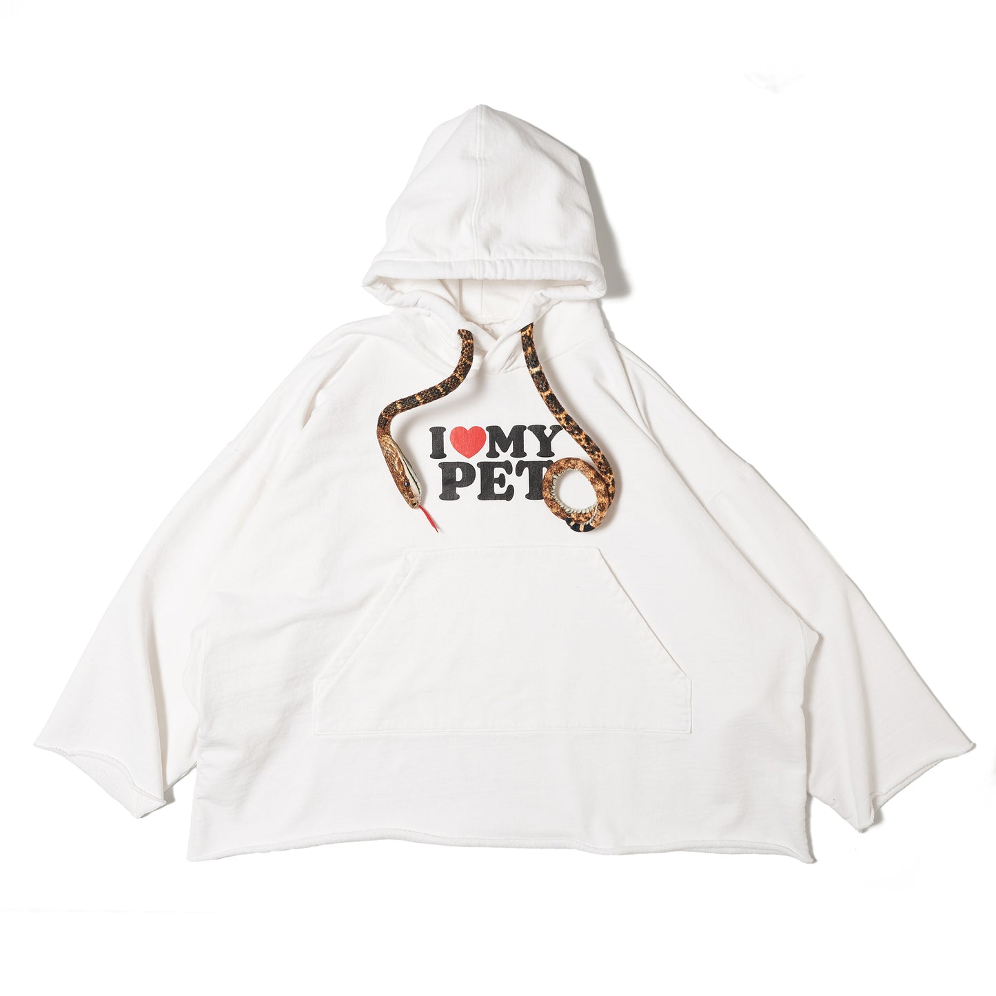 I LOVE MY PET HOODIE / WHITE