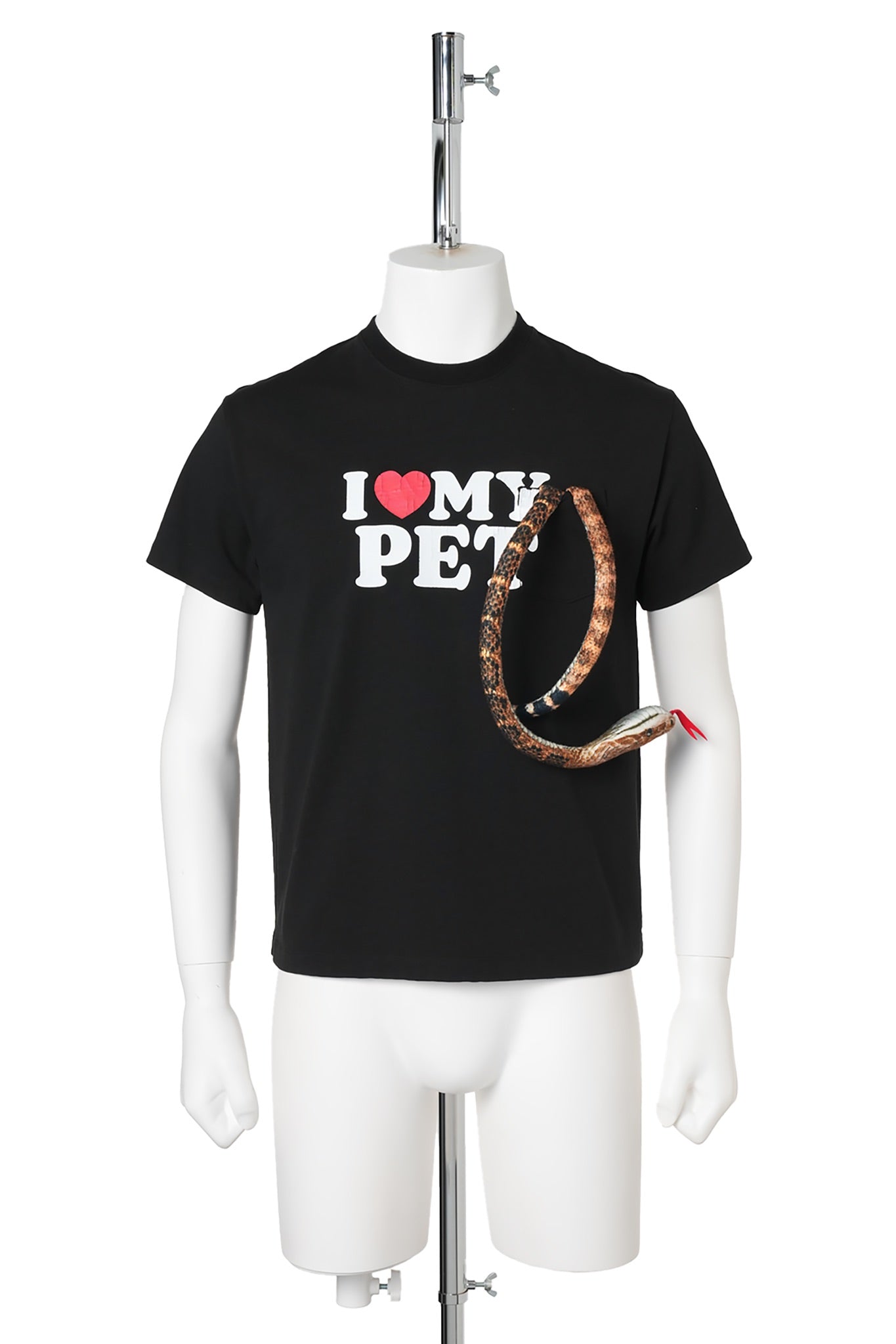 I LOVE MY PET T-SHIRT / BLACK