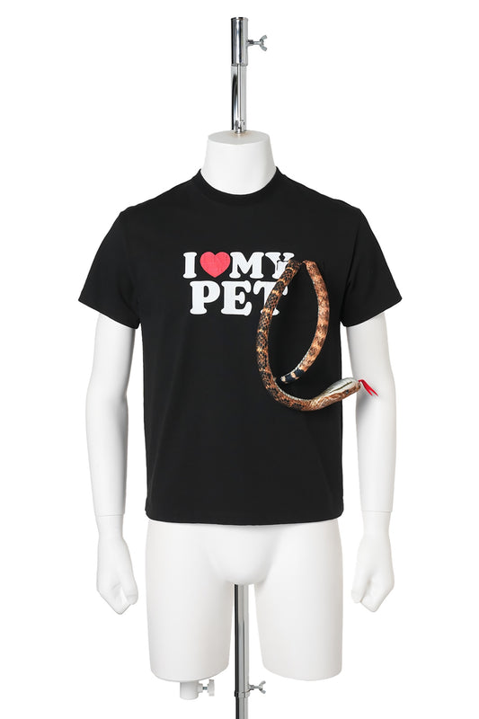 I LOVE MY PET T-SHIRT / BLACK