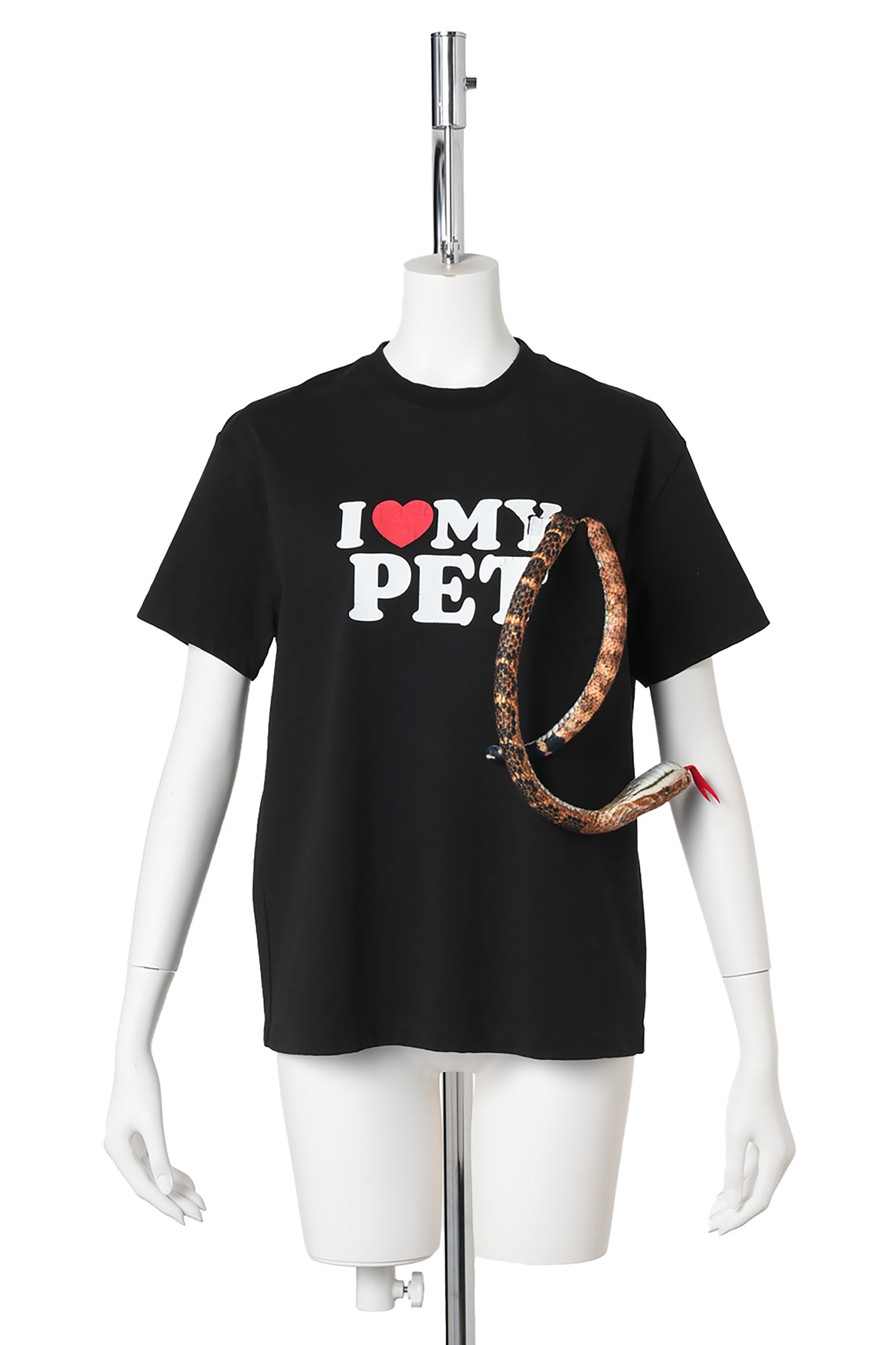 I LOVE MY PET T-SHIRT / BLACK