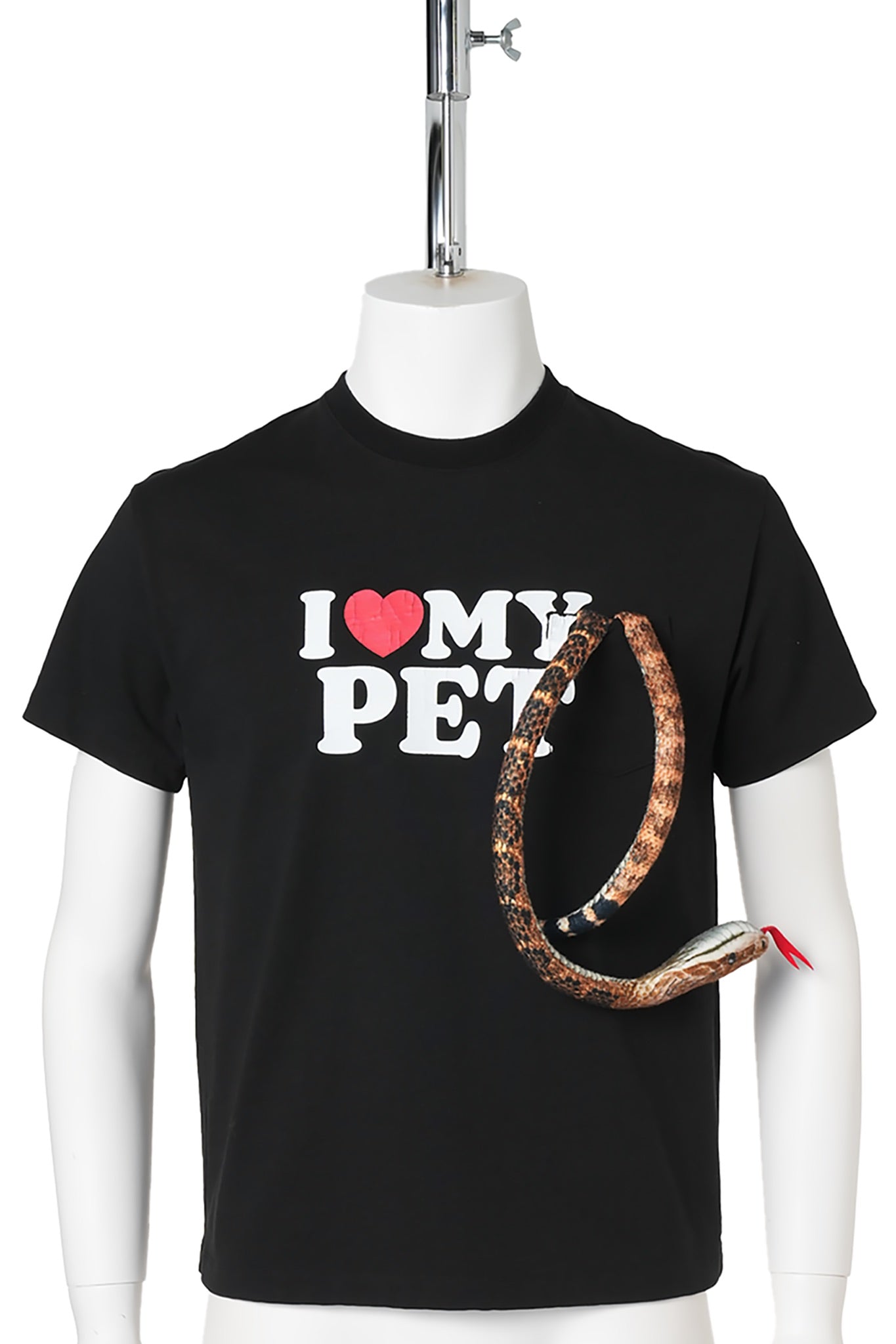 I LOVE MY PET T-SHIRT / BLACK