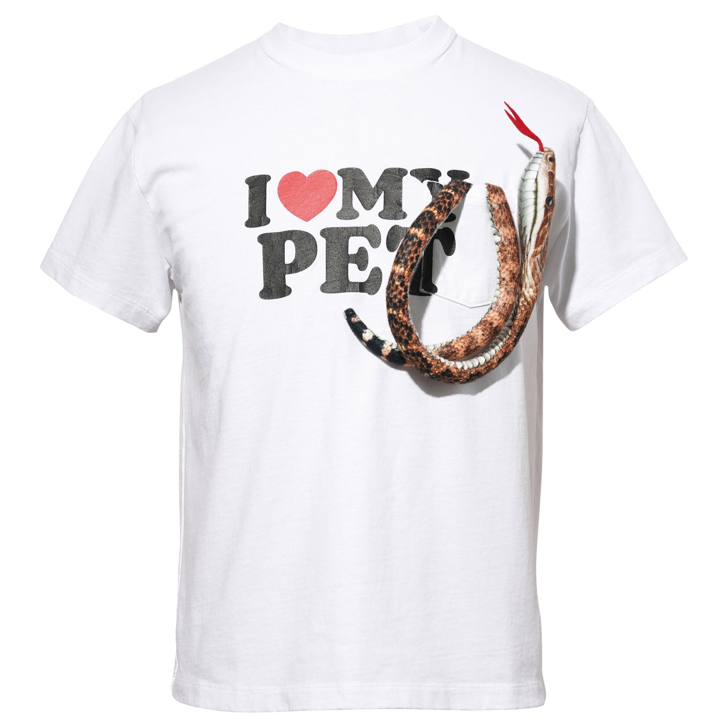 I LOVE MY PET T-SHIRT / WHITE