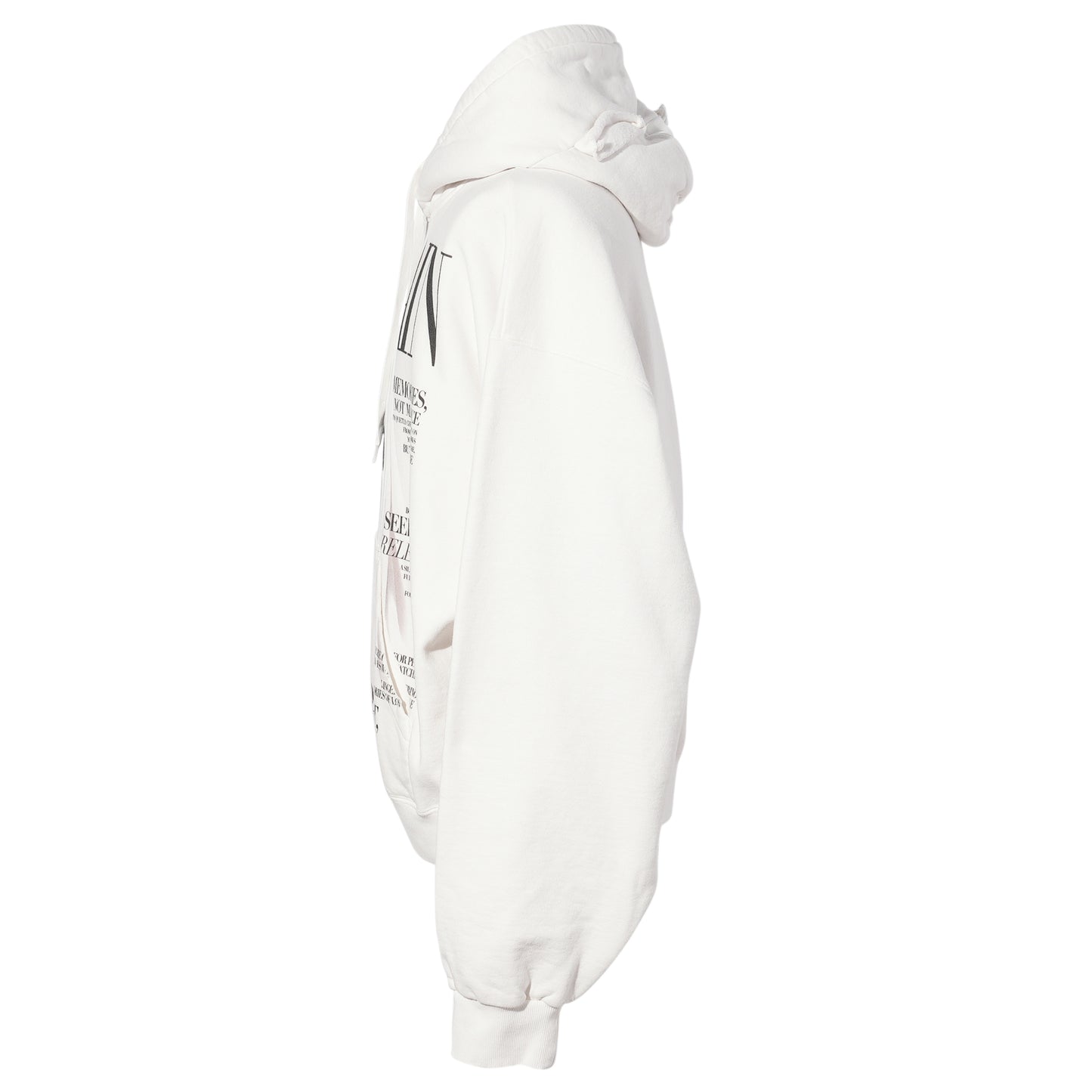 VILLAIN COVER PRINT HOODIE / WHITE