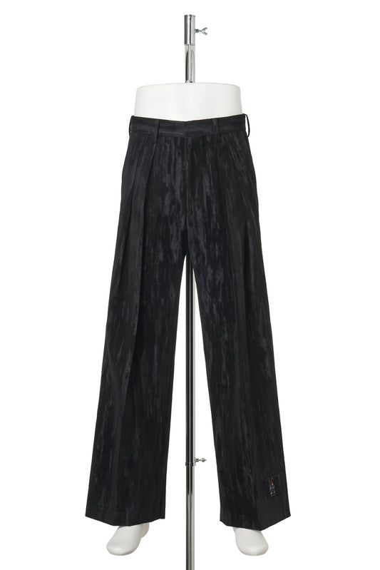 DUST FLOCKY TROUSERS / BLACK