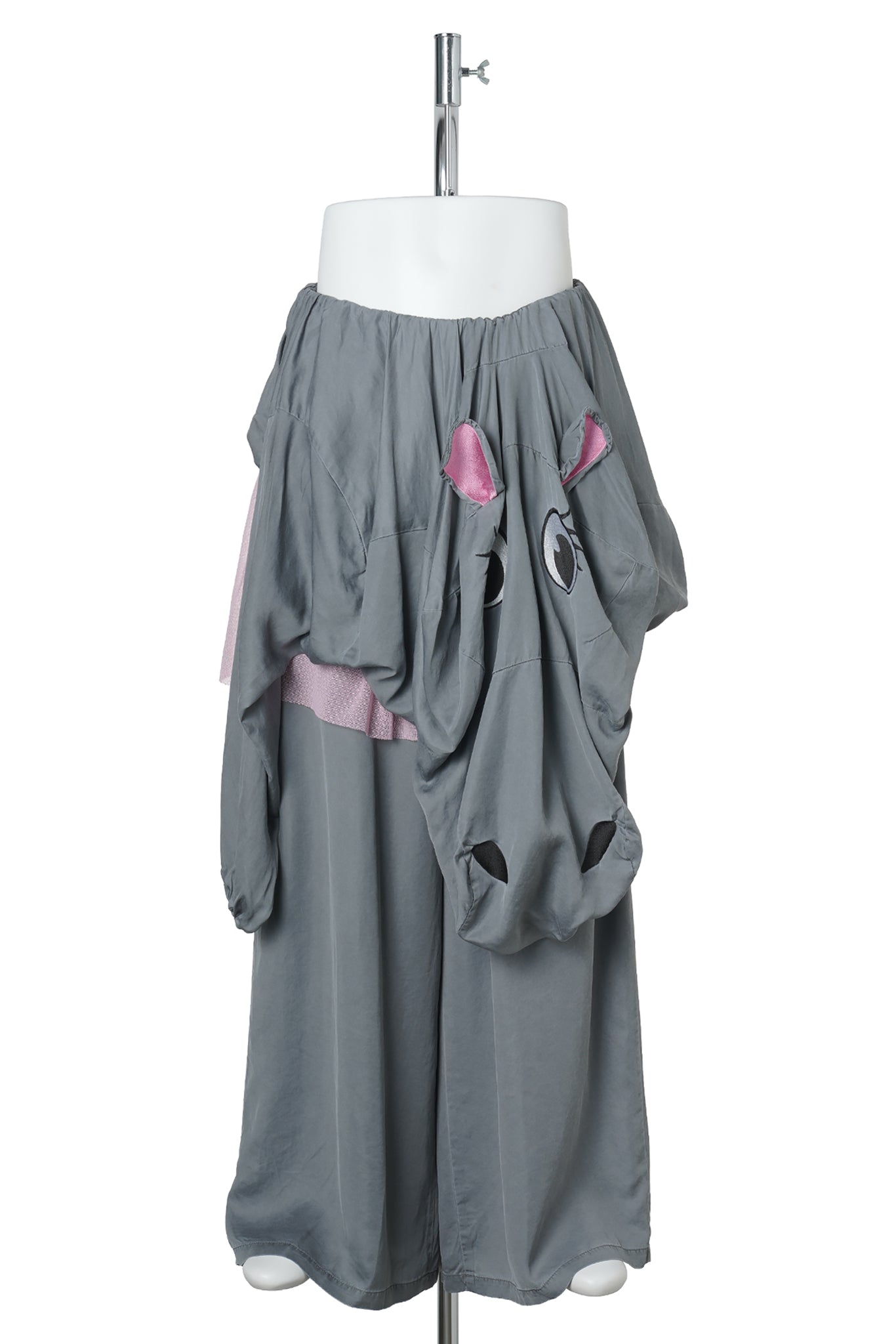 DEFLATED COSTUME PANTS / HIPPO(GREY)