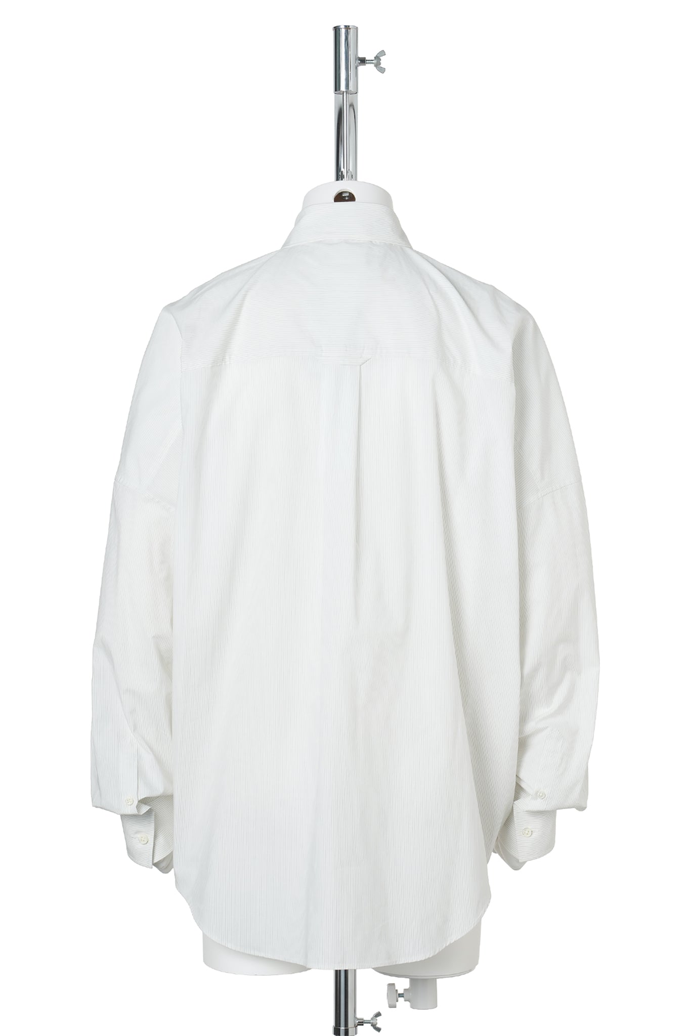 TROMPE L'OEIL TIE EMBROIDERY SHIRT / WHITE/BLACK