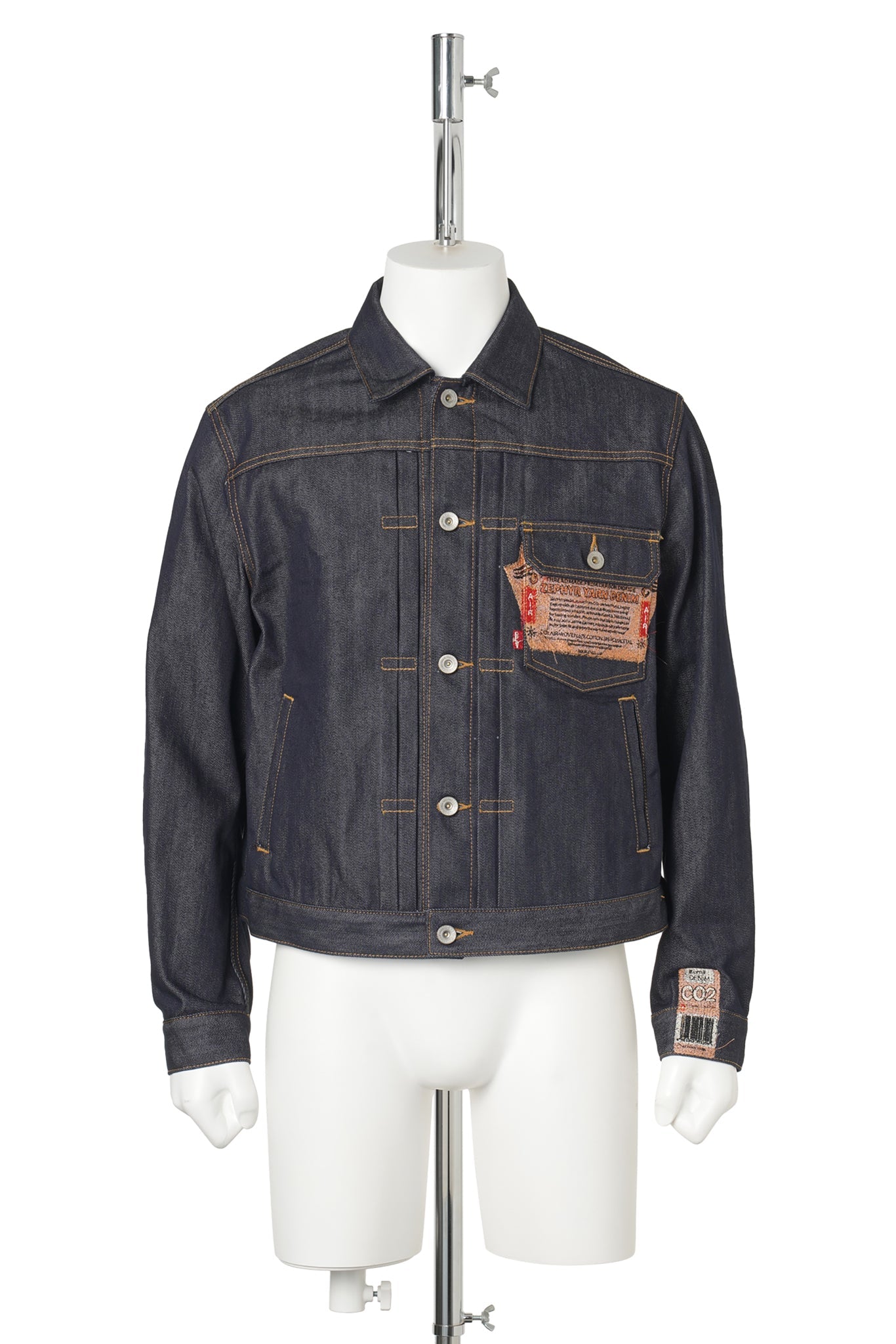 AIR YARN RAW DENIM JACKET / INDIGO