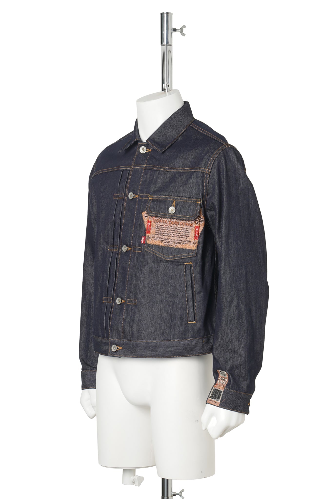 AIR YARN RAW DENIM JACKET / INDIGO