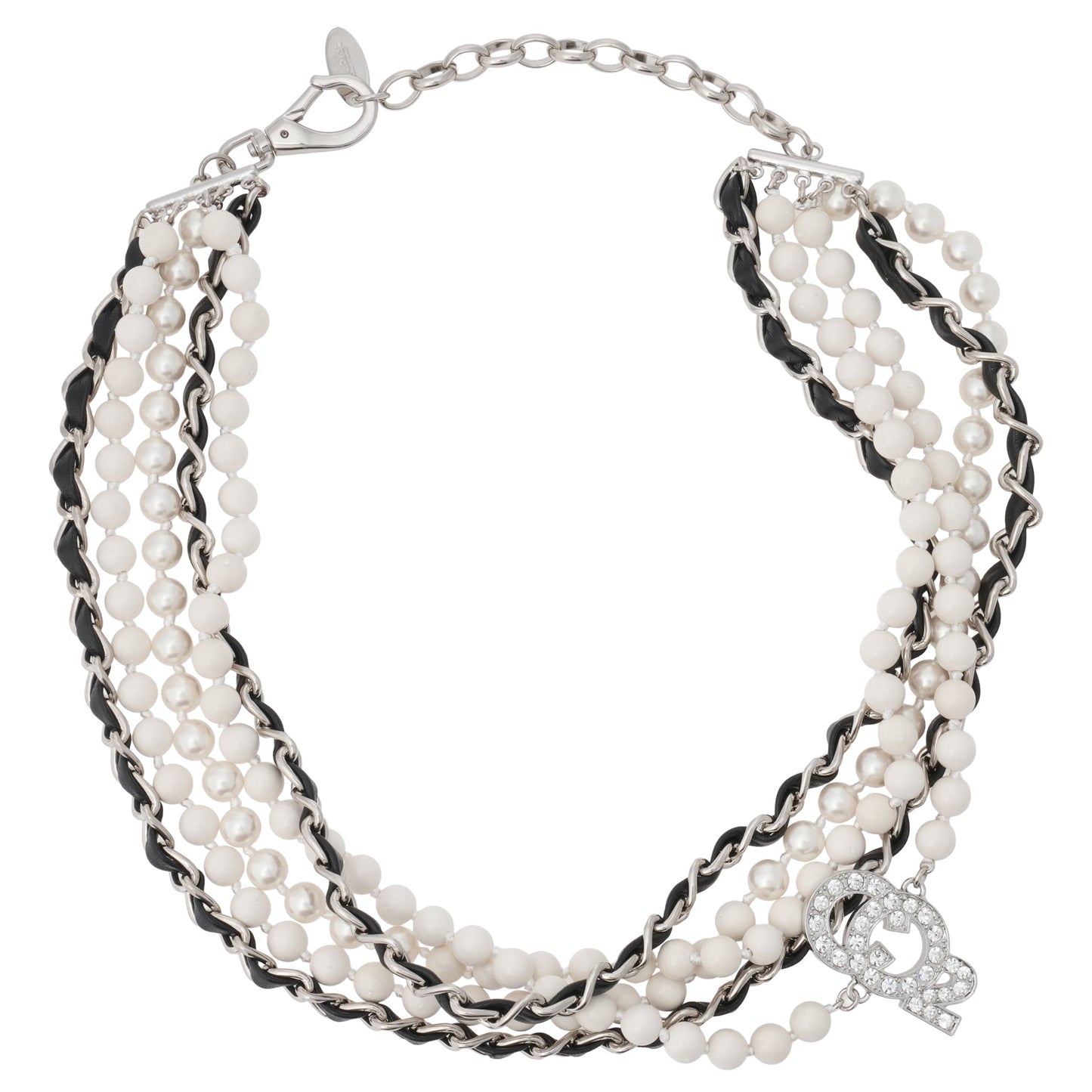 CO2 STARAND NECKLACE / SILVER