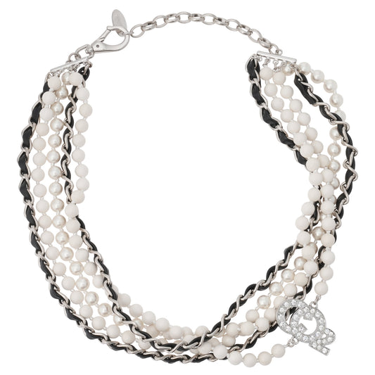 CO2 STARAND NECKLACE / SILVER