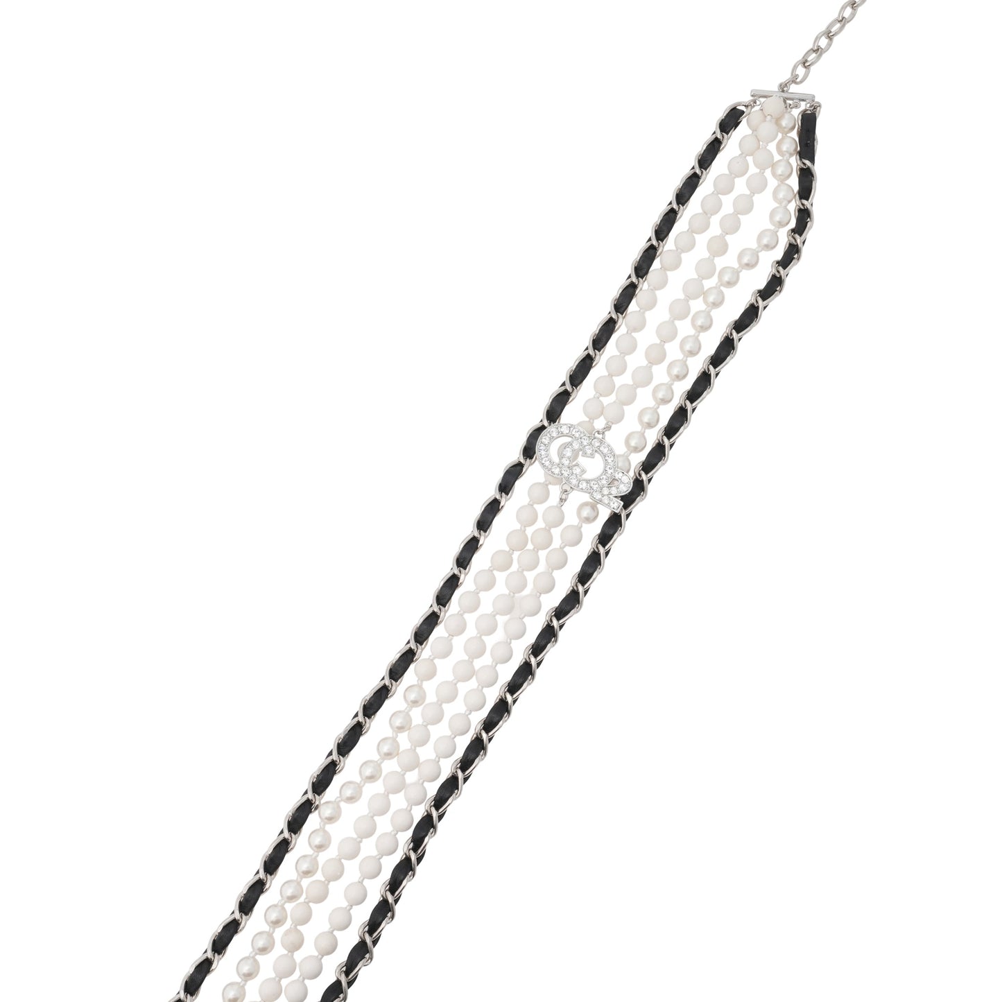 CO2 STARAND NECKLACE / SILVER