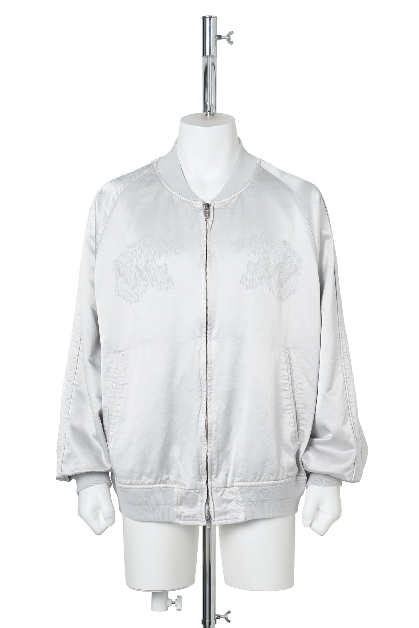 THREADLESS AIR EMBROIDERY SOUVENIR JACKET / L.GREY
