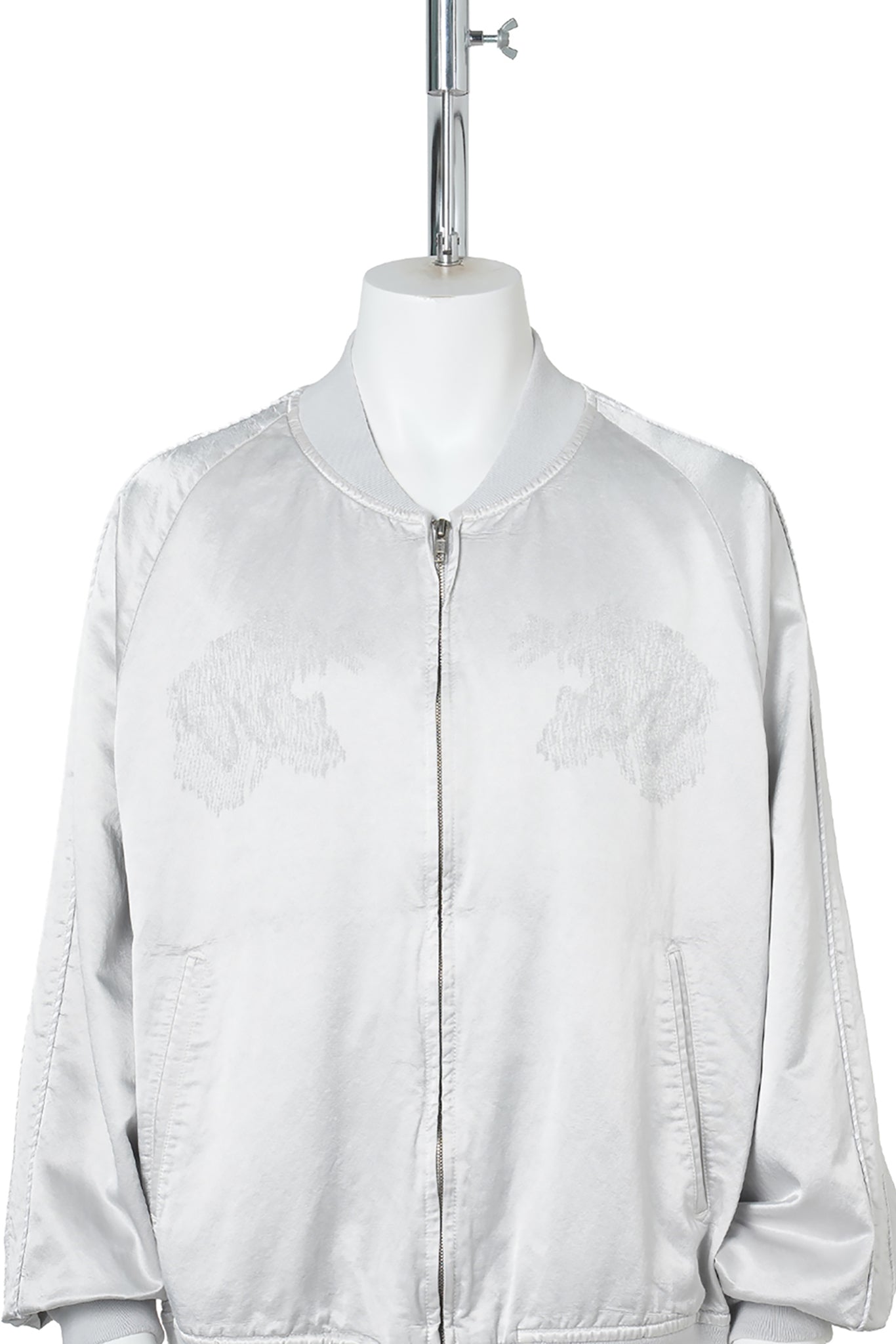 THREADLESS AIR EMBROIDERY SOUVENIR JACKET / L.GREY