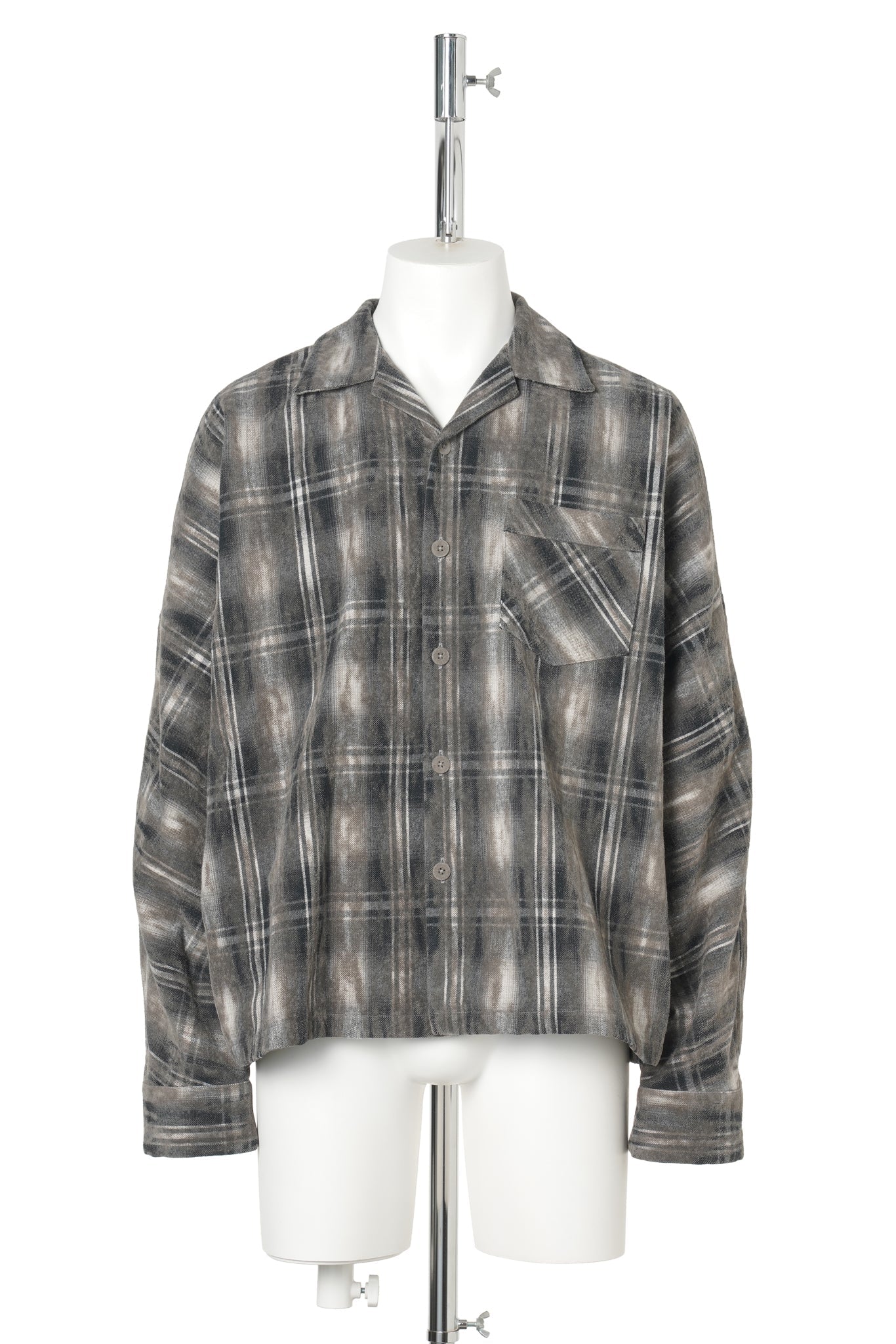 DUST FLOCKY PAJAMA SHIRT / GREY