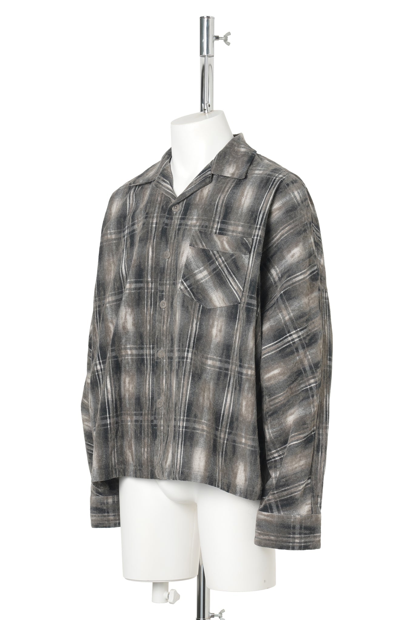 DUST FLOCKY PAJAMA SHIRT / GREY