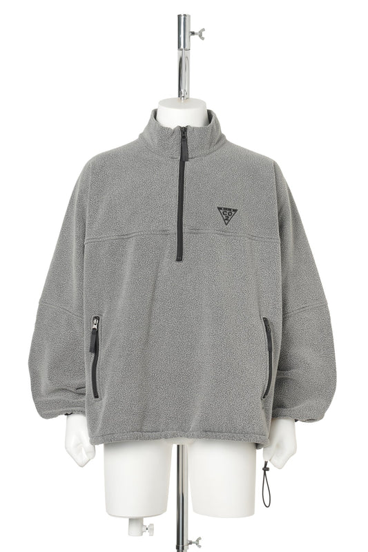 AIR TARN HALF ZIP FLEECE PULLOVER / CHARCOAL