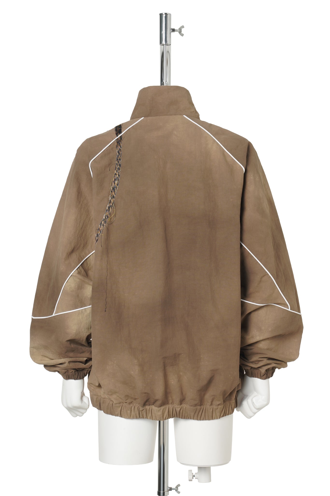 TROMPE L'OEIL EMBROIDERY ANORAK / BEIGE