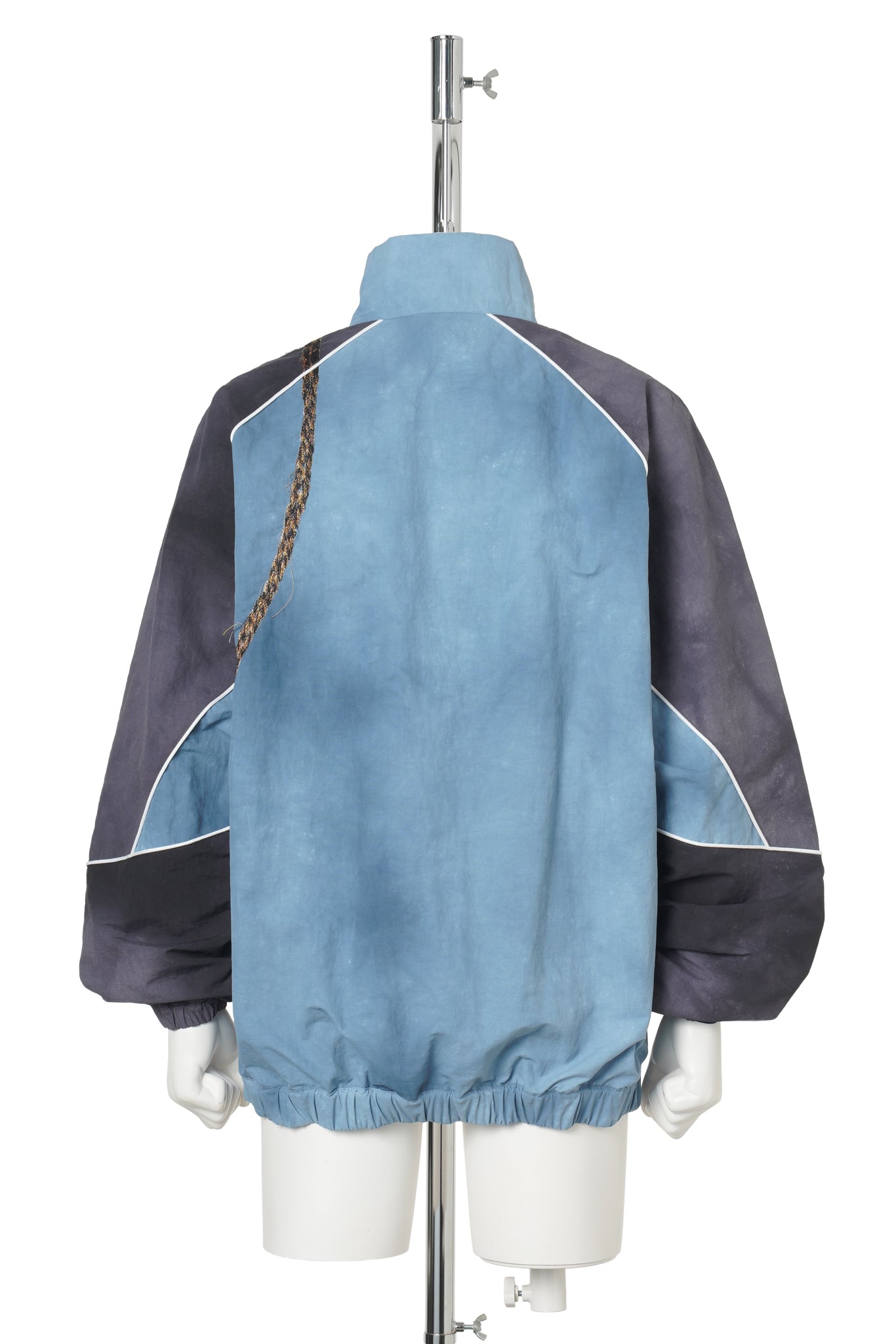 TROMPE L'OEIL EMBROIDERY ANORAK / NAVY