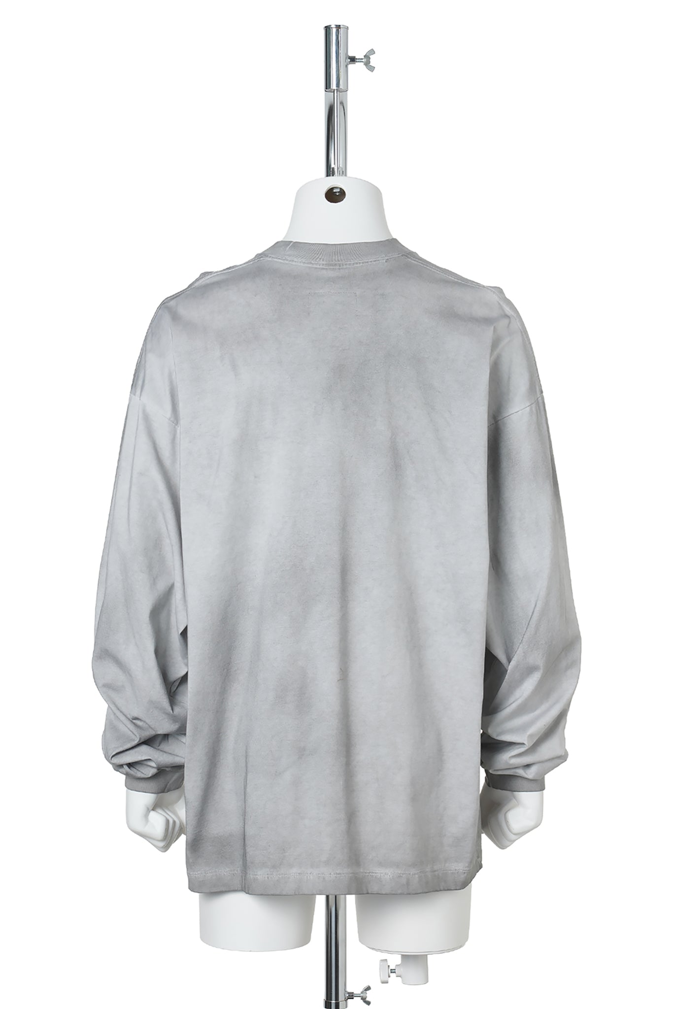 GAS MASK BEAR LONG SLEEVE T-SHIRT / L.GREY