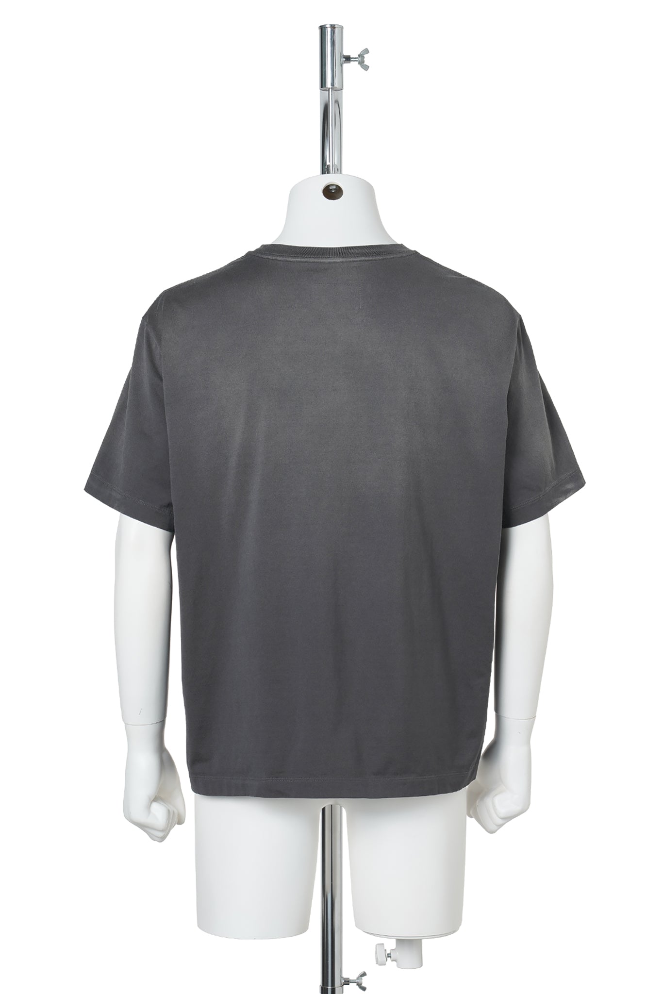 TROMPE L'OEIL EMBROIDERY T-SHIRT / BLACK
