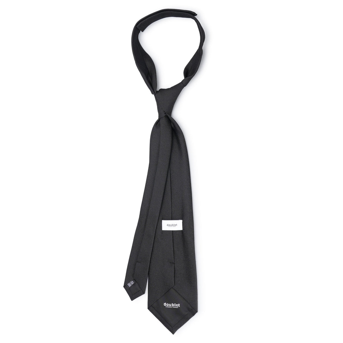 SHAPE MEMORY SHIJIRA TIE / BLACK