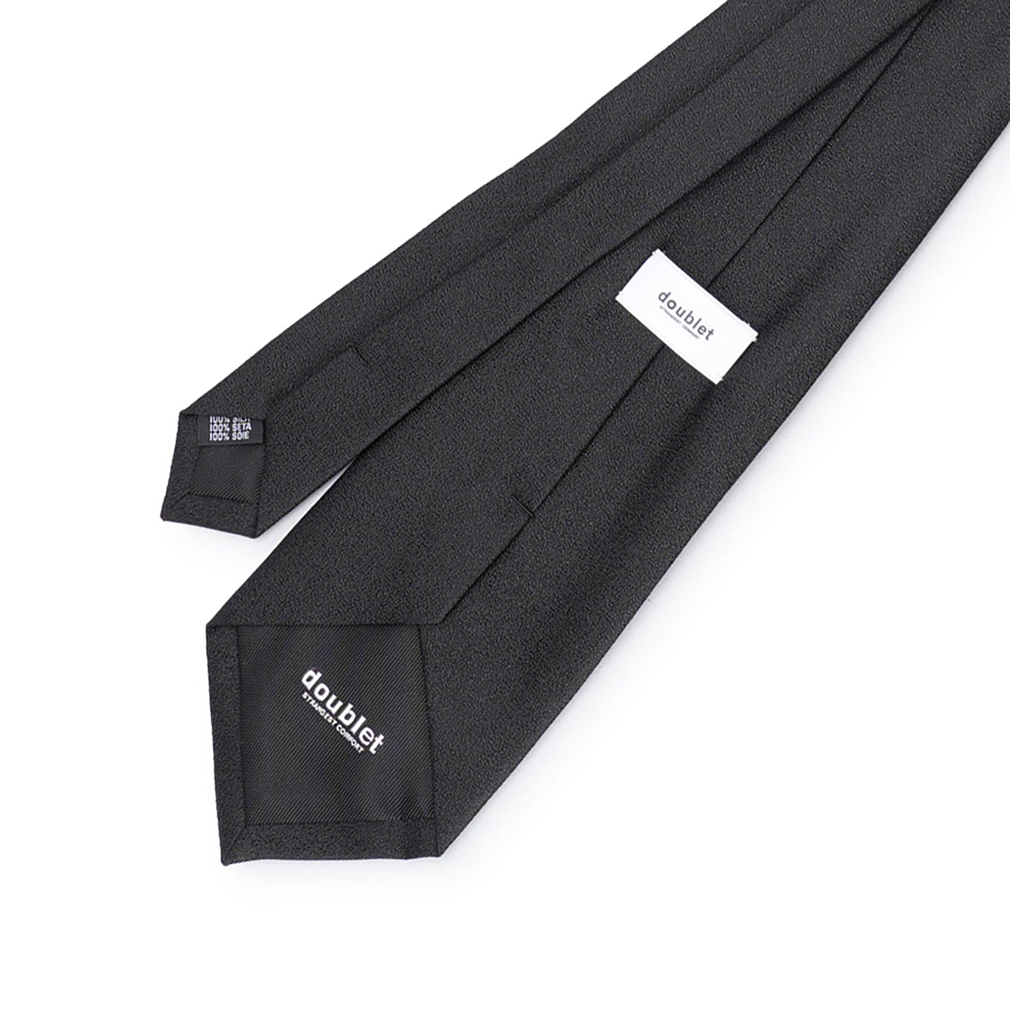 SHAPE MEMORY SHIJIRA TIE / BLACK