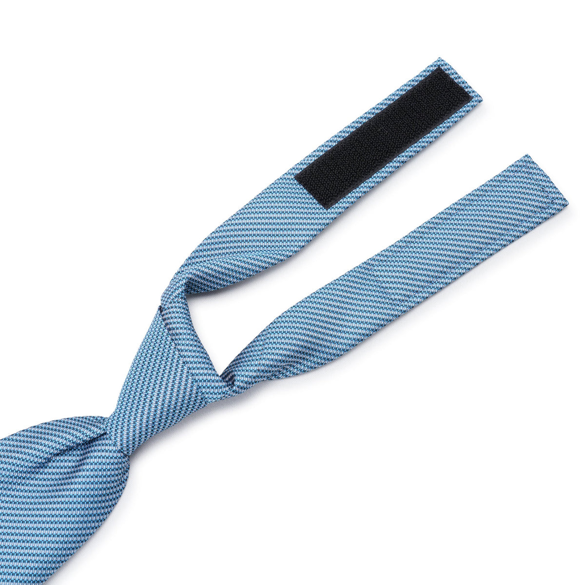 SHAPE MEMORY MICRO PATTERN TIE / BLUE