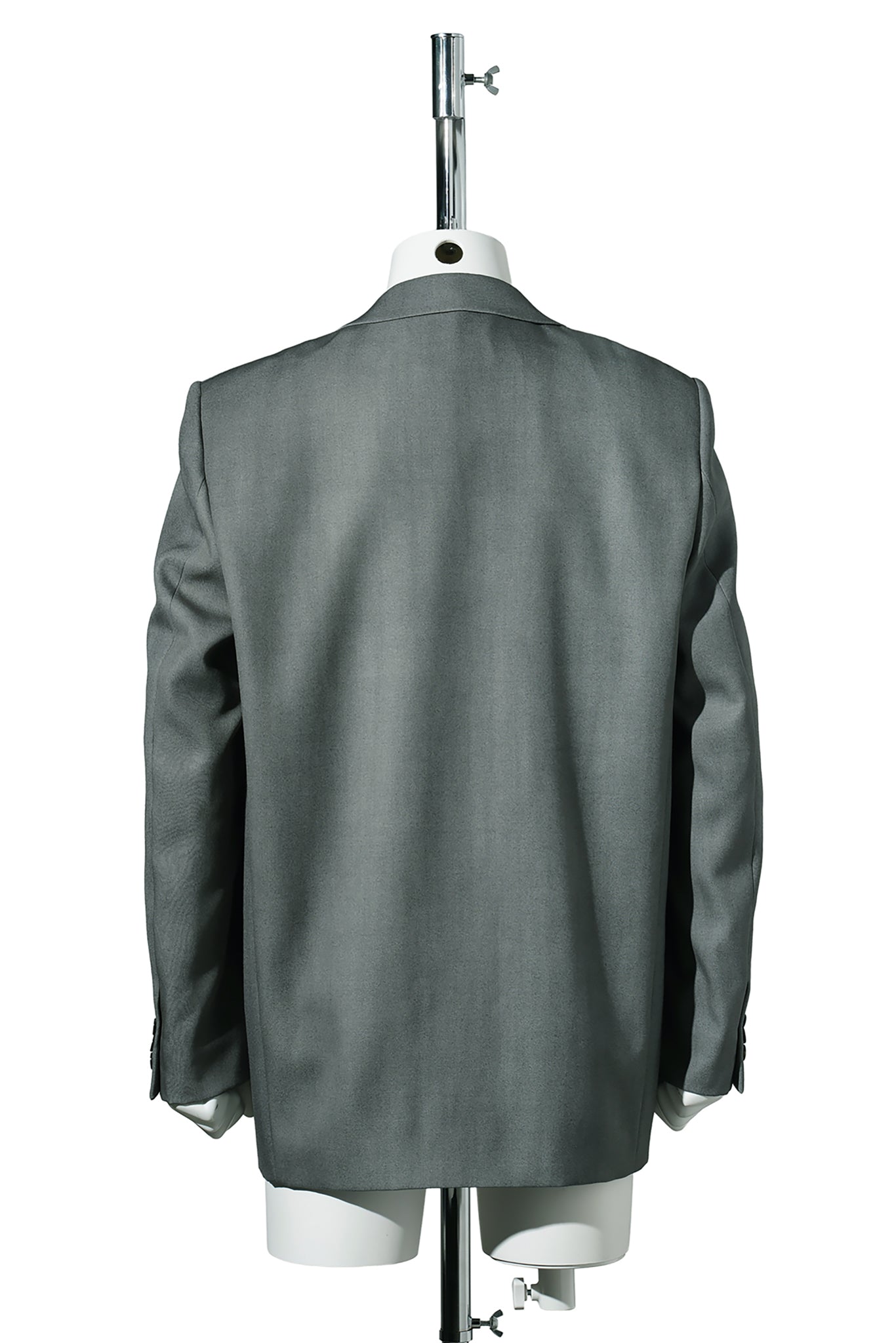 FADED SPRAY-DYE TALILORED JACKET / GREY