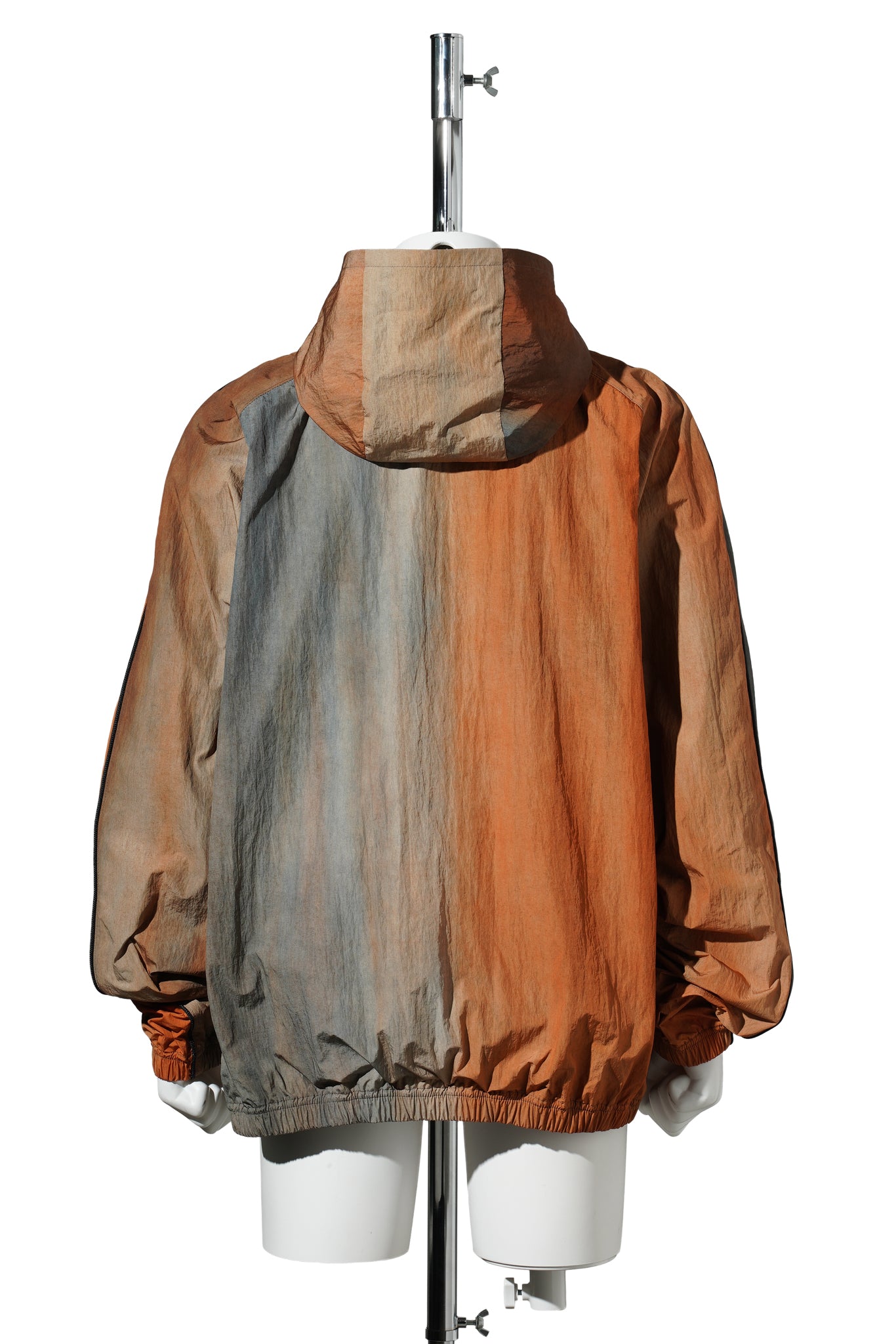 EMBROIDERED CAHIN TRACK JACKET / BROWN