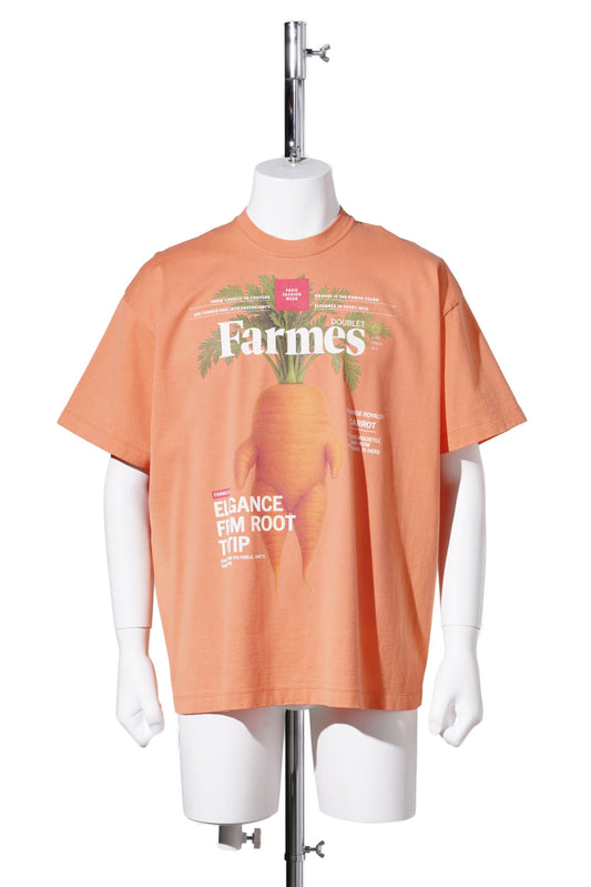 FARMES MAGAZINE COVER T-SHIRT / ORANGE