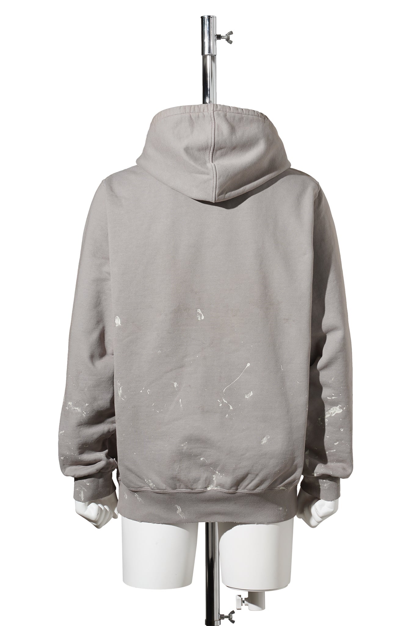 MOSS-GROWN EMBROIDERY SWEAT HOODIE / GREY