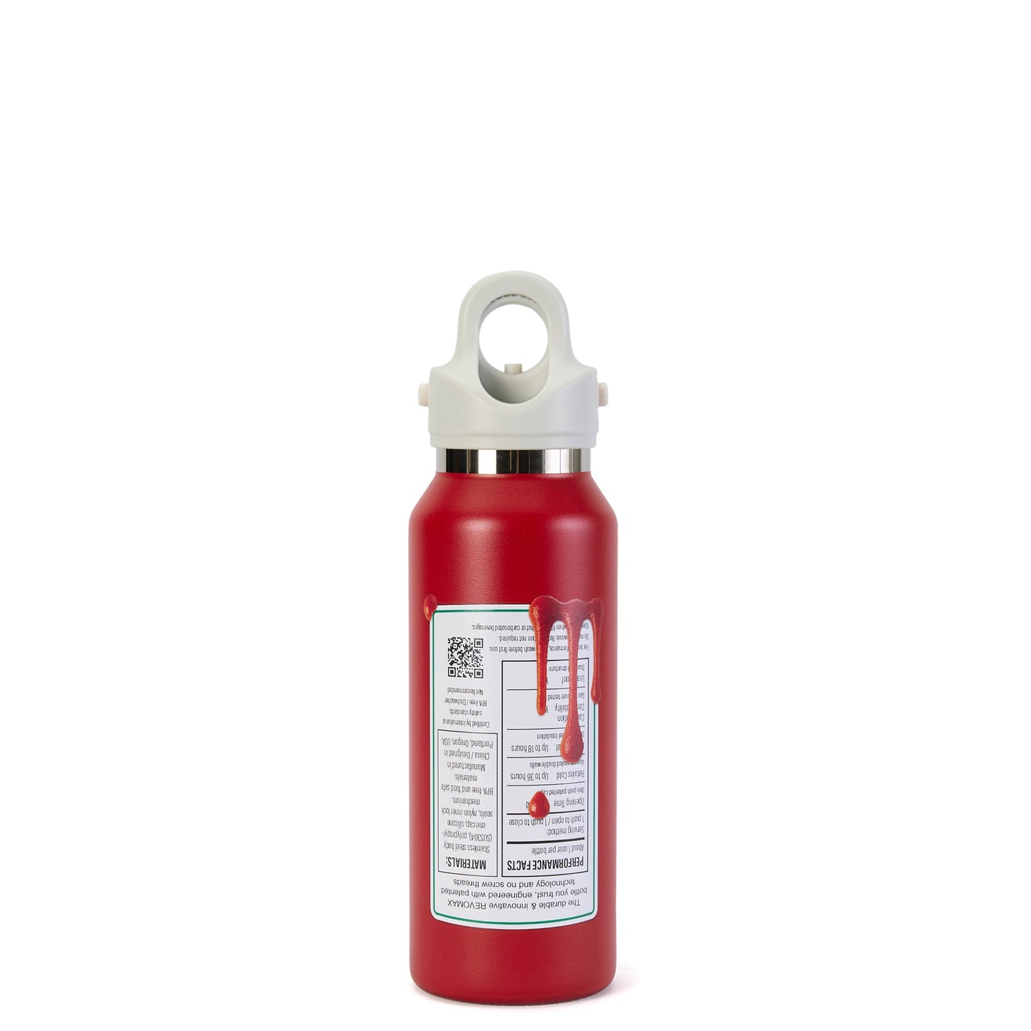 FRIDGE STYLE WATER BOTTLE/SMALL / KETCHUP