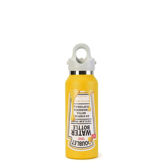 FRIDGE STYLE WATER BOTTLE/SMALL / MUSTARD