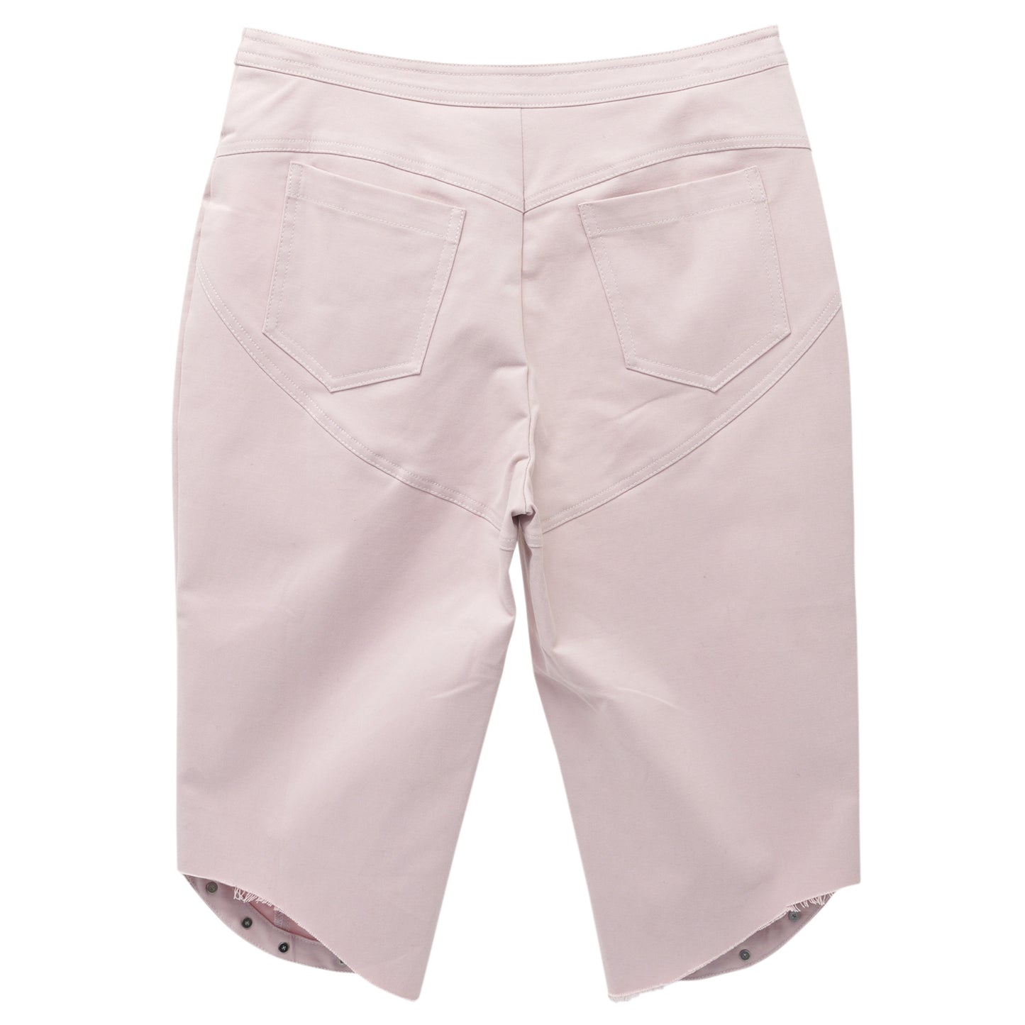 RIVET SKINNY SHORTS / PINK