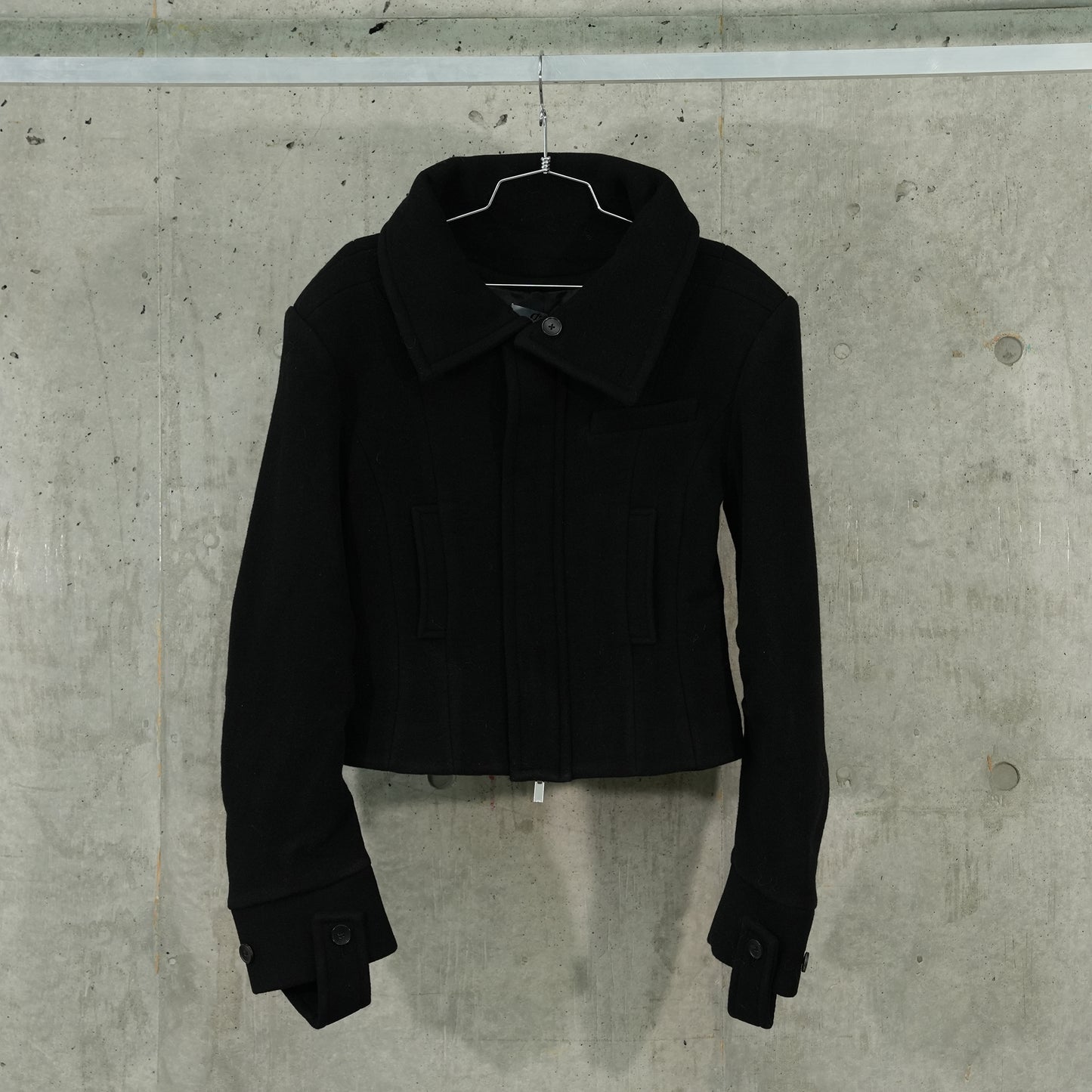 STAND COLLAR JACKET WOMEN / BLACK