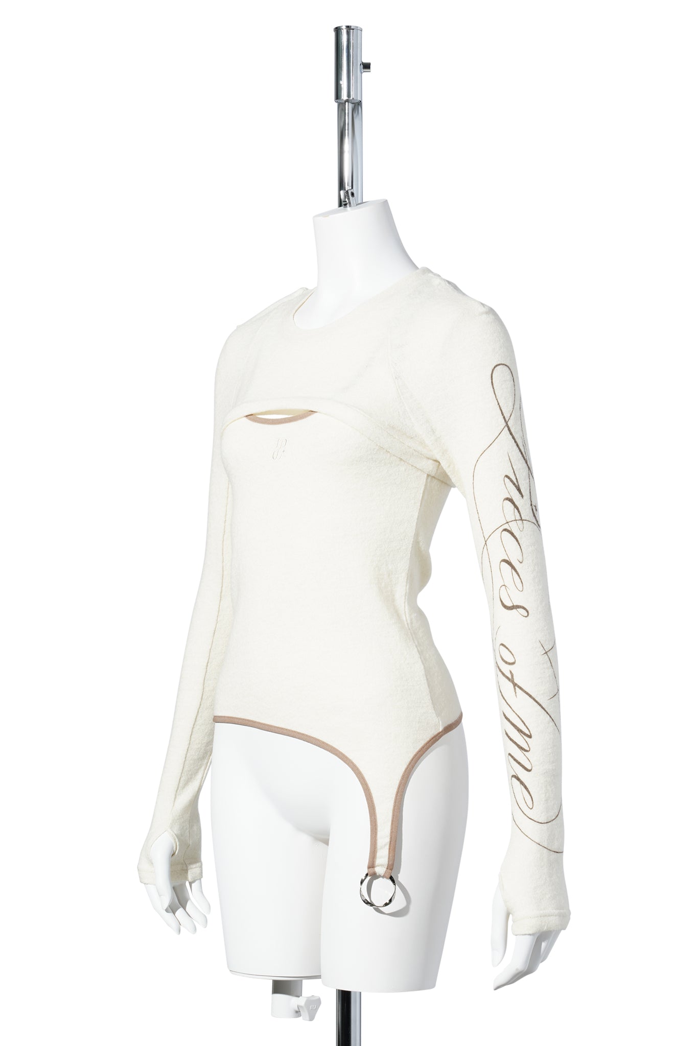 WOMEN COTTON TWO-PIECE SET / WHITE