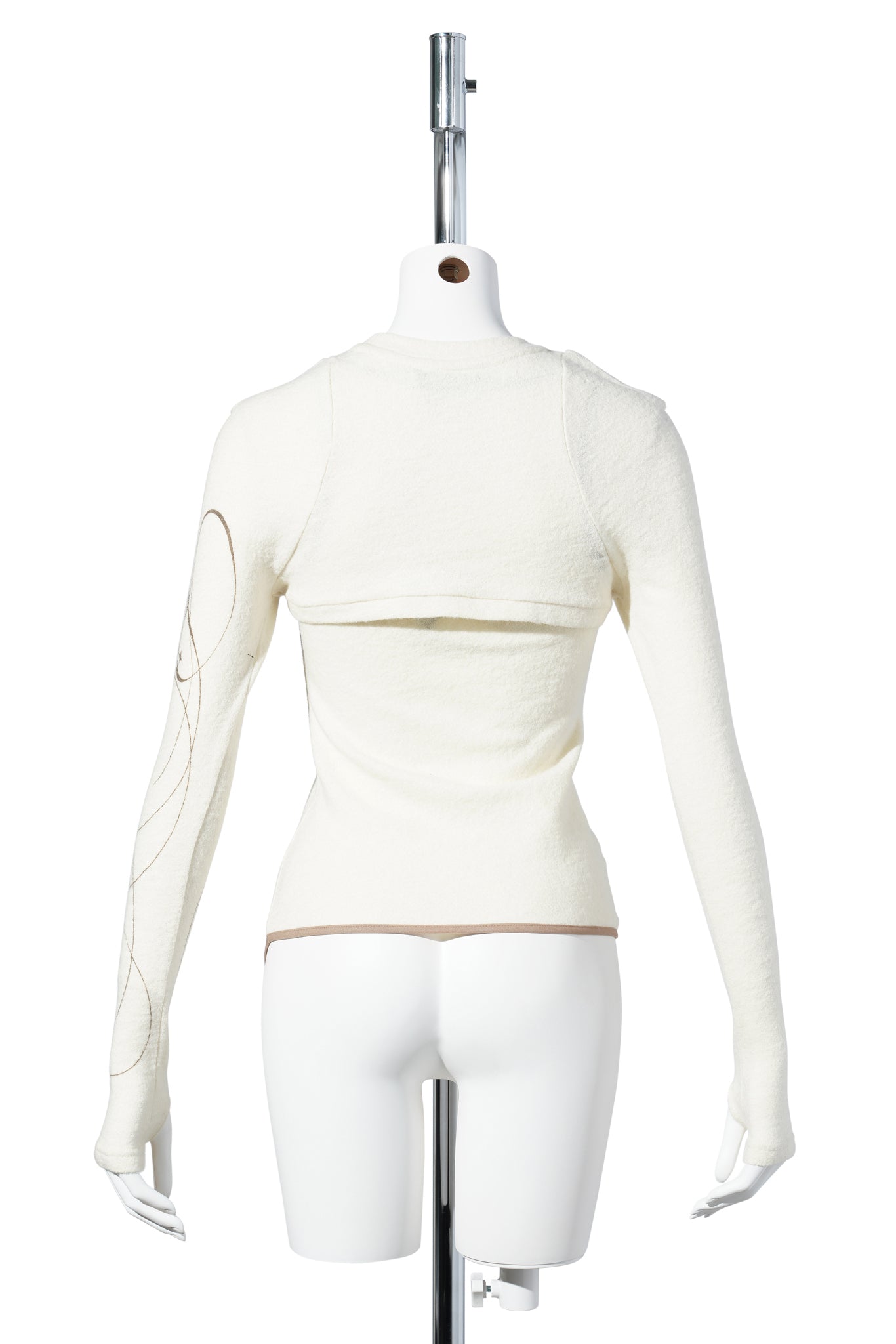 WOMEN COTTON TWO-PIECE SET / WHITE