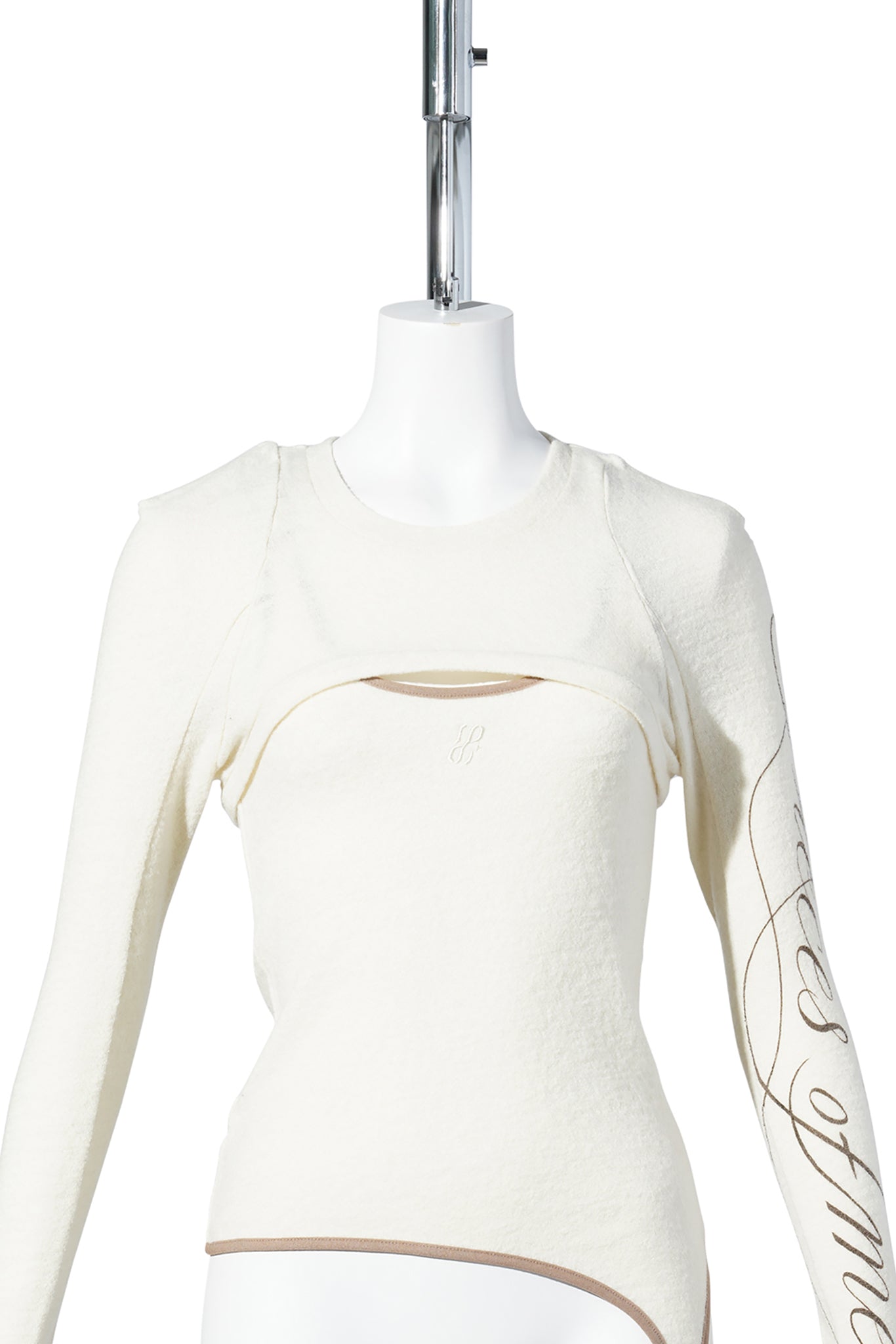 WOMEN COTTON TWO-PIECE SET / WHITE