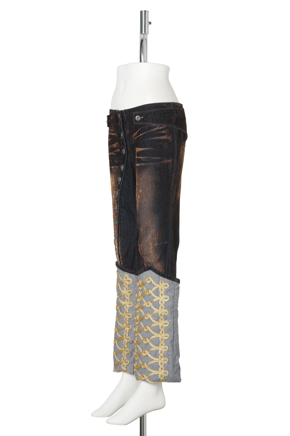 ROCK DENIM JEANS / BROWN